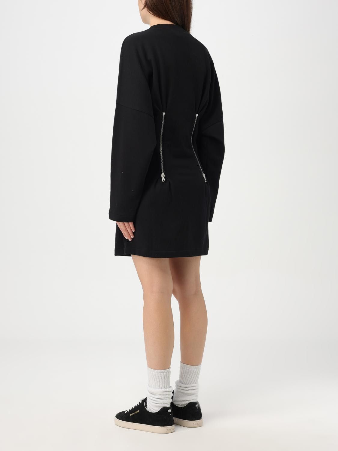Palm Angels o1y1125 Mini Dress in Black Size M / US 6-8 / IT 42-44 - 2 Thumbnail