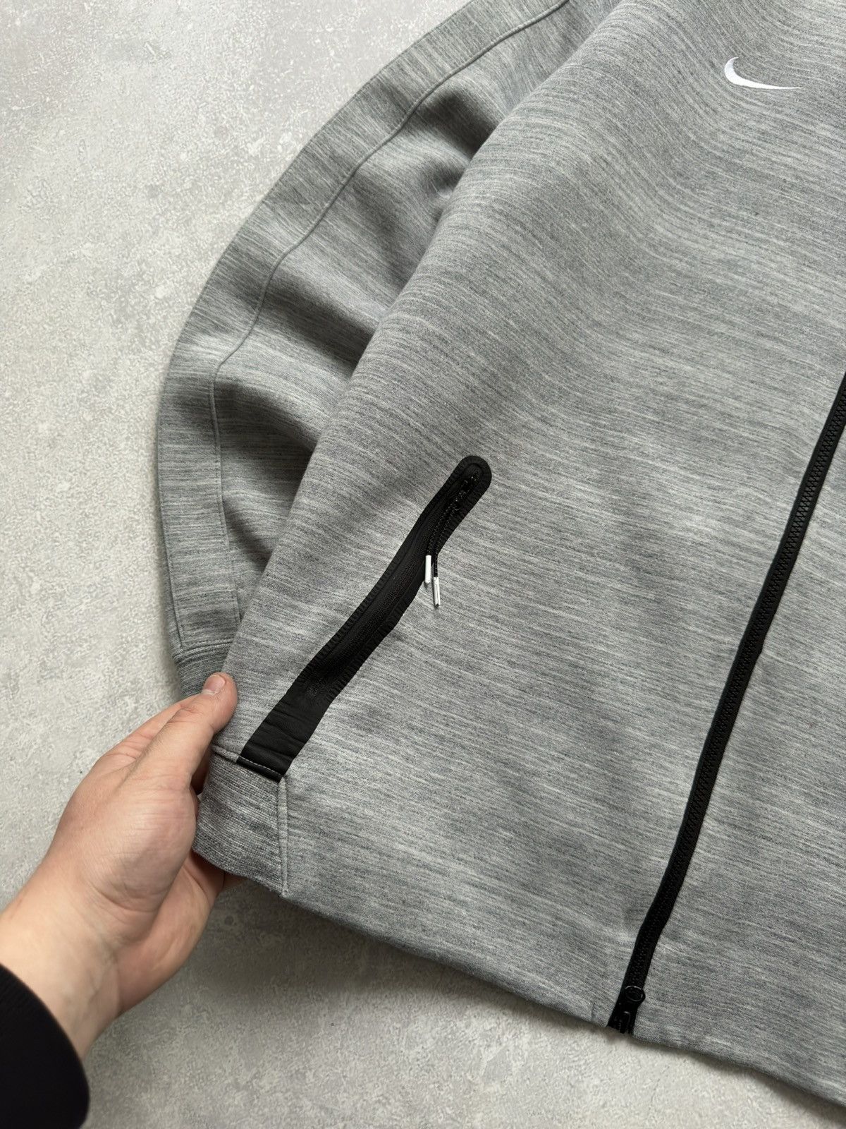 Nike Vintage Nike England Gray Training Tech Fleece Jacket Size US XXL / EU 58 / 5 - 3 Thumbnail