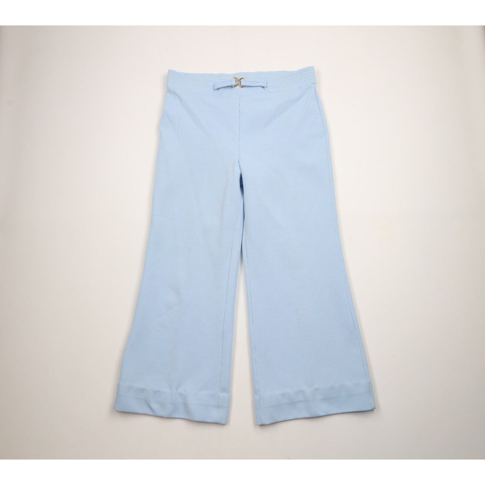 Vintage Vintage 70s 3 Piece Striped Knit Skirt Bell Bottoms Suit Size XXL / US 16-18 / IT 52-54 - 18 Thumbnail