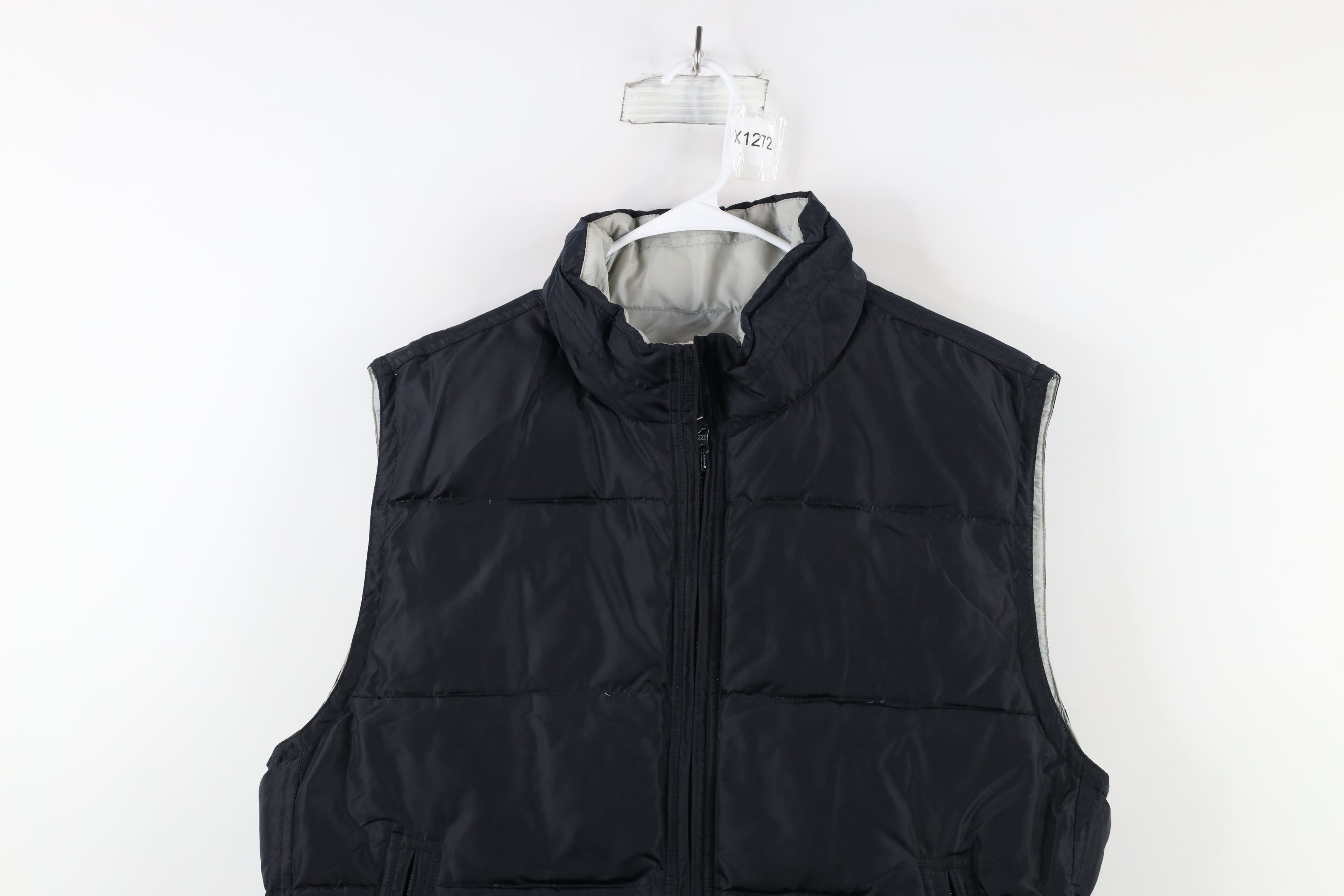 Gap × Vintage Vintage Y2K 2000 Gap Reversible Puffer Vest Jacket Black Size US L / EU 52-54 / 3 - 2 Thumbnail