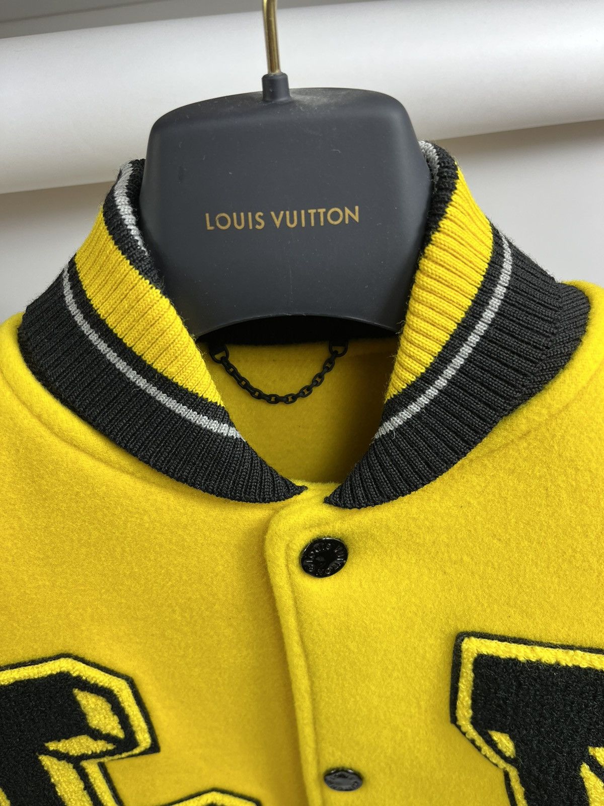 Louis Vuitton Leather Sleeves Varsity Jacket Size US L / EU 52-54 / 3 - 7 Thumbnail