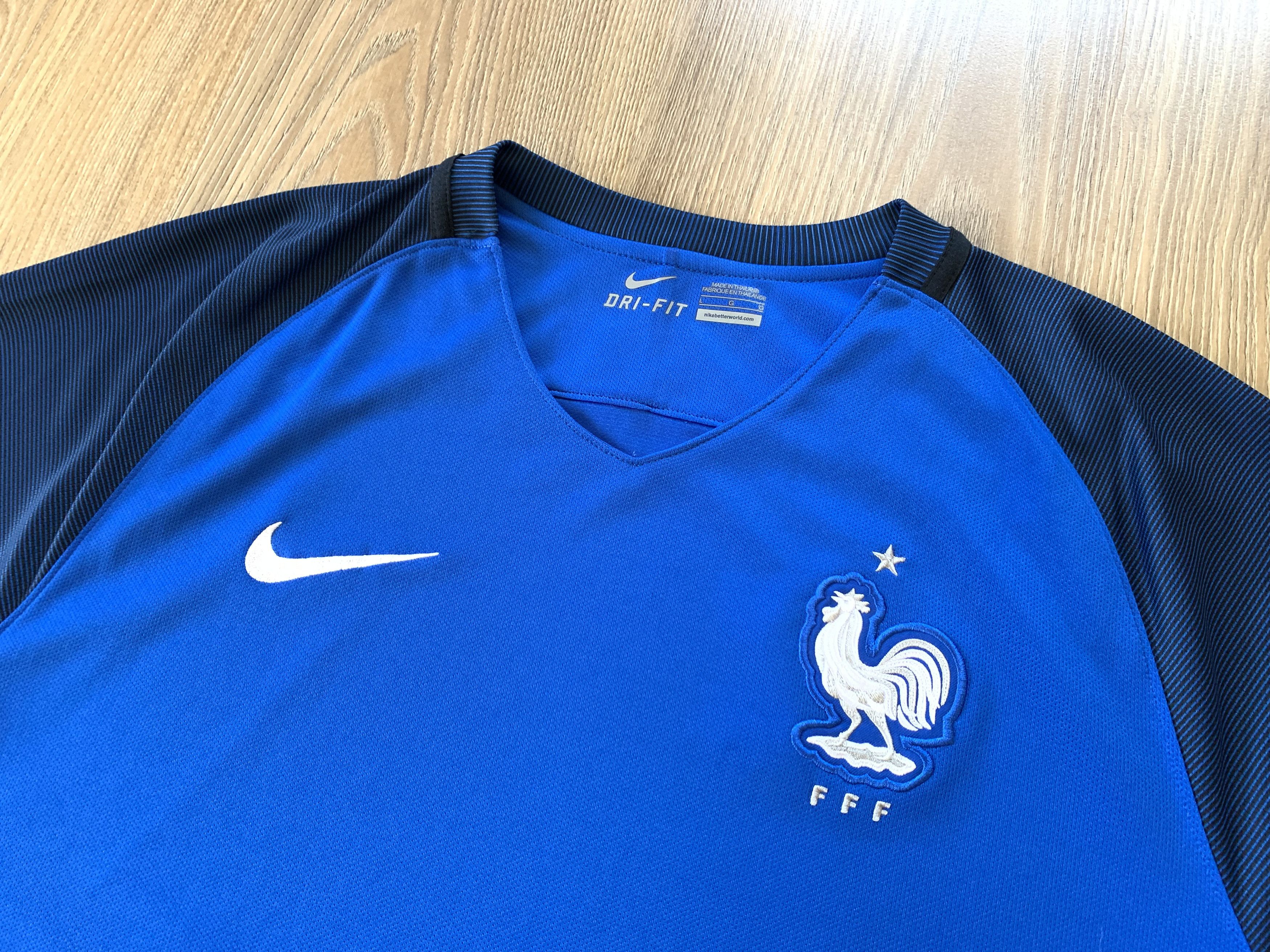 Nike × Vintage Nike France Home Shirt 2016-2017 Size US L / EU 52-54 / 3 - 4 Thumbnail