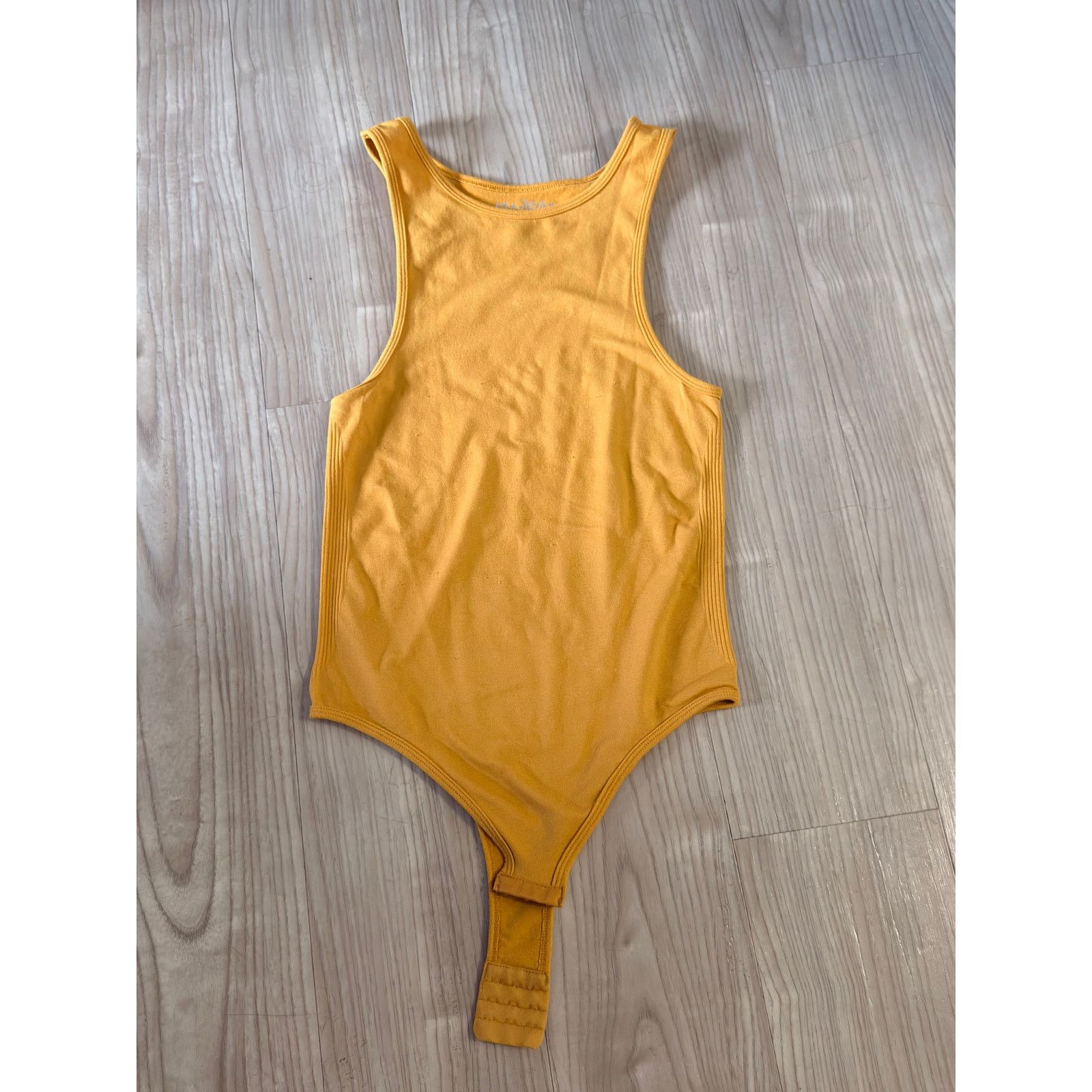 & Other Stories Mustard Yellow Sleeveless Bodysuit for Women Size S / US 4 / IT 40 - 2 Thumbnail