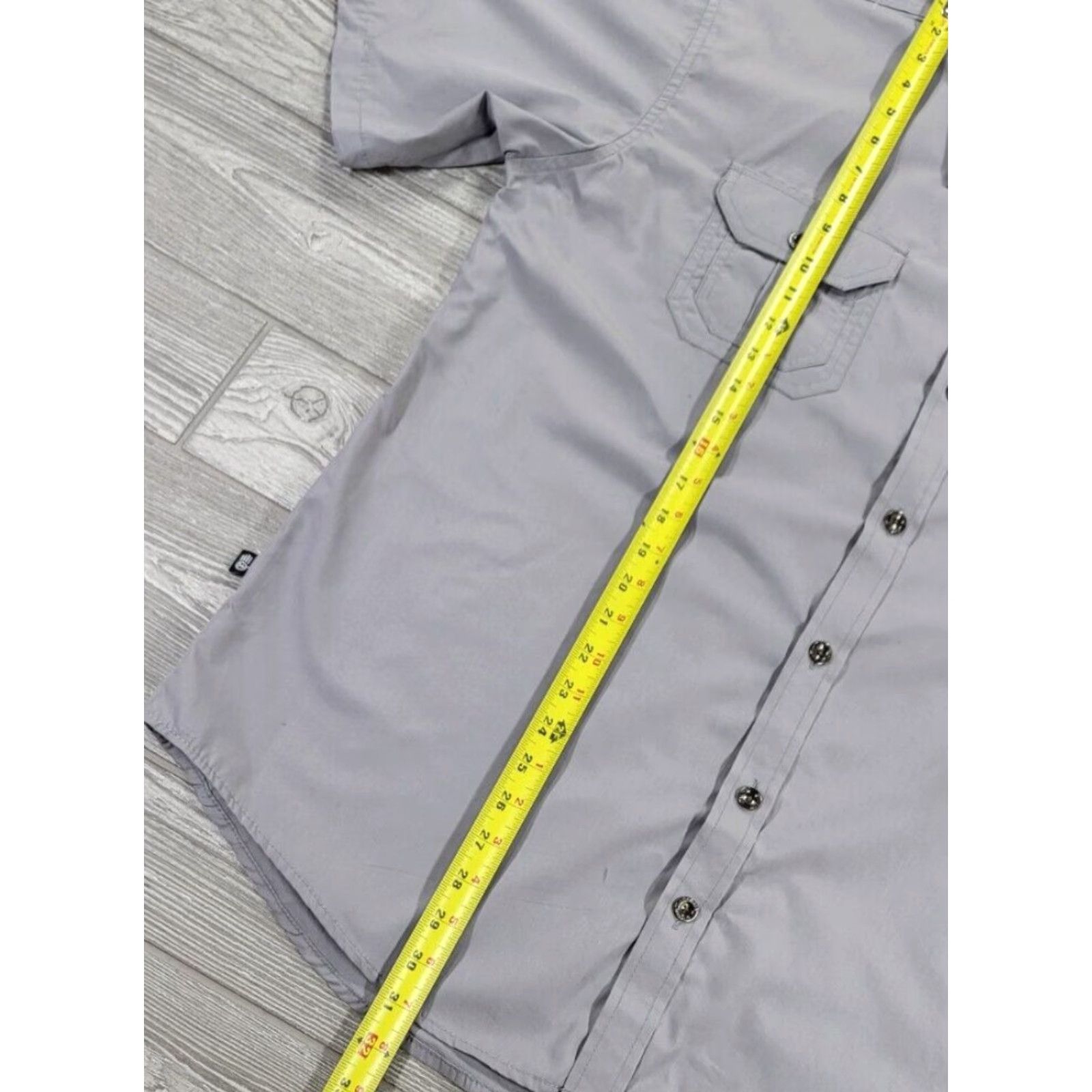Vintage Miskeen Button Up Shirt Mens XL Gray Short Sleeve Workshirt Military Pockets Shirt Mens XL Gray Short Sleeve Button-Up Pockets Military Vintage No Size US XL / EU 56 / 4 - 6 Thumbnail