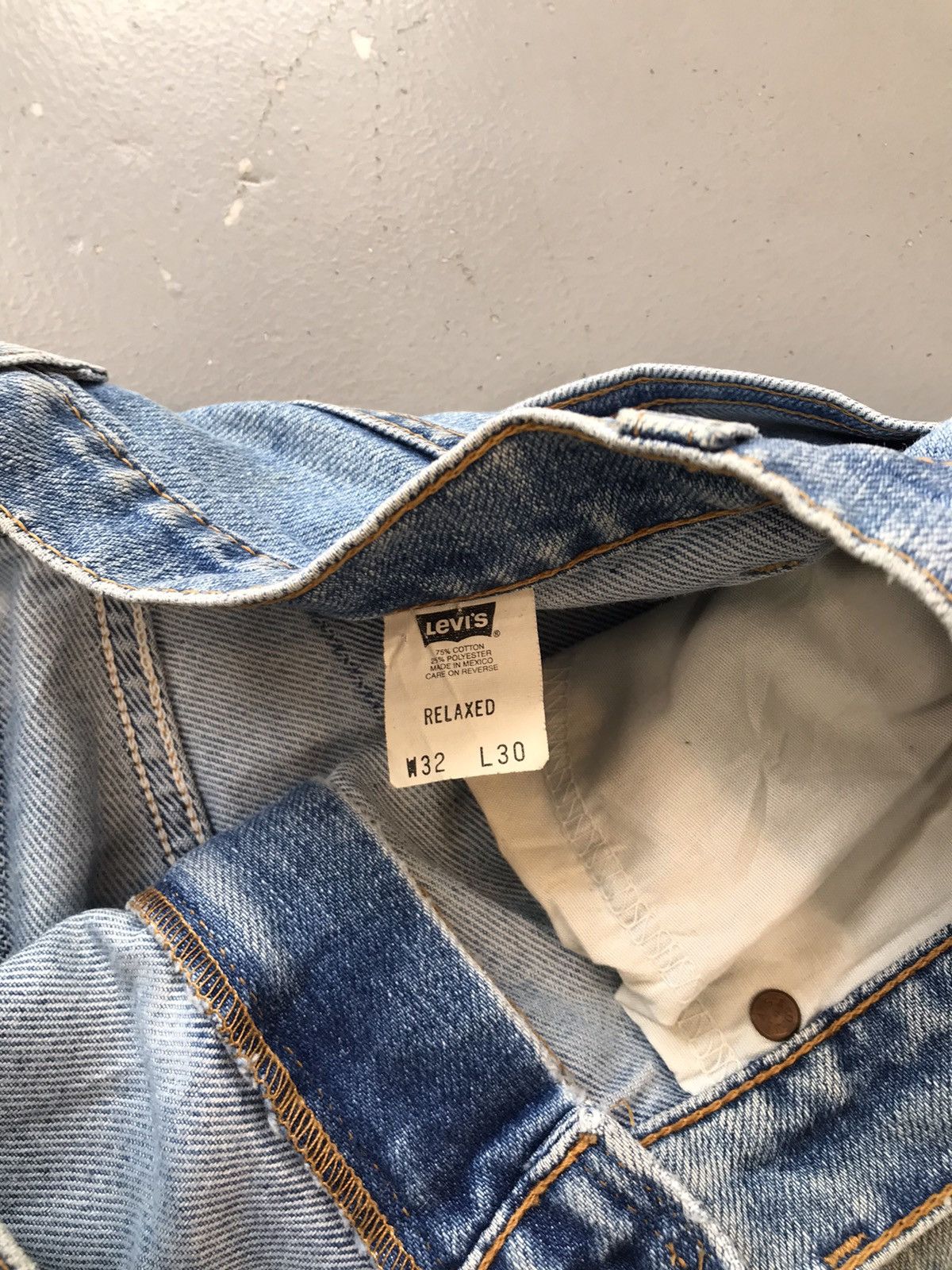 Levi's × Vintage Vintage Levi’s Strauss & co brown tab denim Size US 32 / EU 48 - 6 Thumbnail