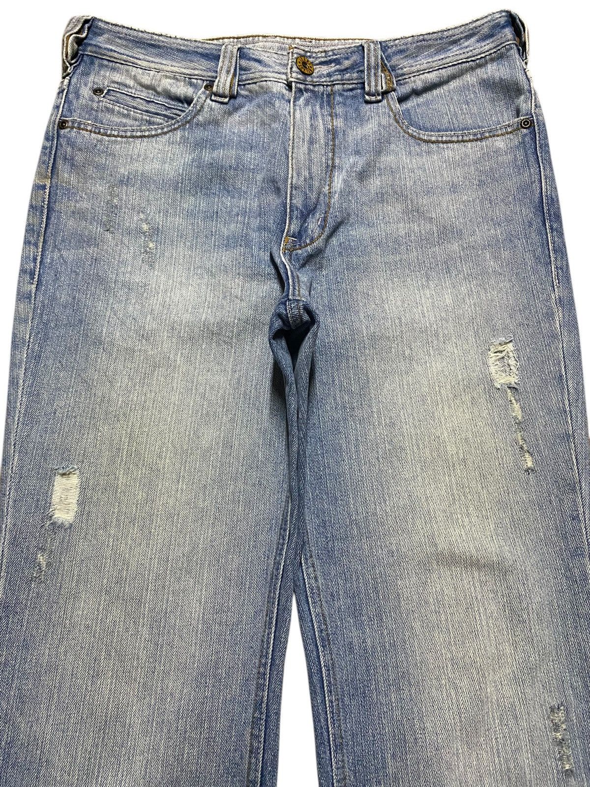 Tornado Mart Vintage Japanese Brand Nylaus Flare Jeans Size US 32 / EU 48 - 3 Thumbnail