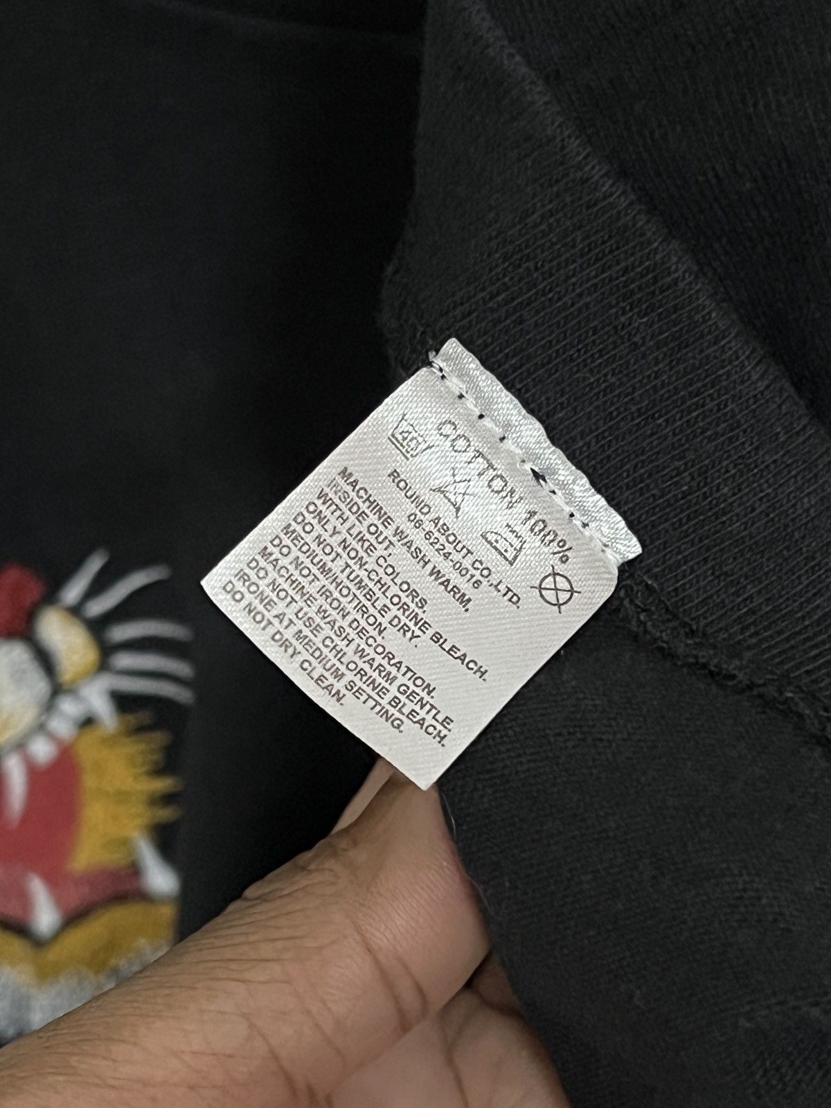 Japanese Brand Vintage Sukajan Tiger Face Embroidery Tee M Size US M / EU 48-50 / 2 - 10 Thumbnail