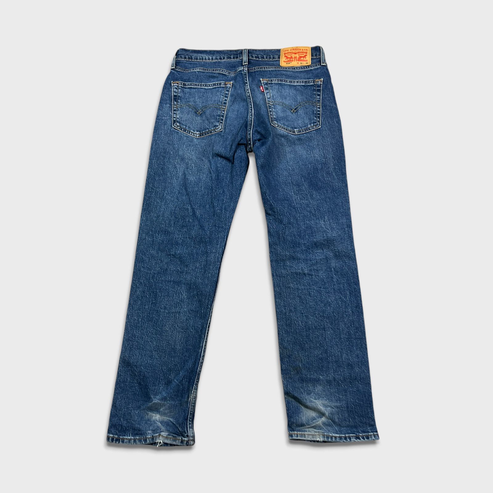 Levi's × Vintage Levi's 514 Jeans Men 32x30 Straight Fit American Denim Pants Size US 32 / EU 48 - 4 Thumbnail
