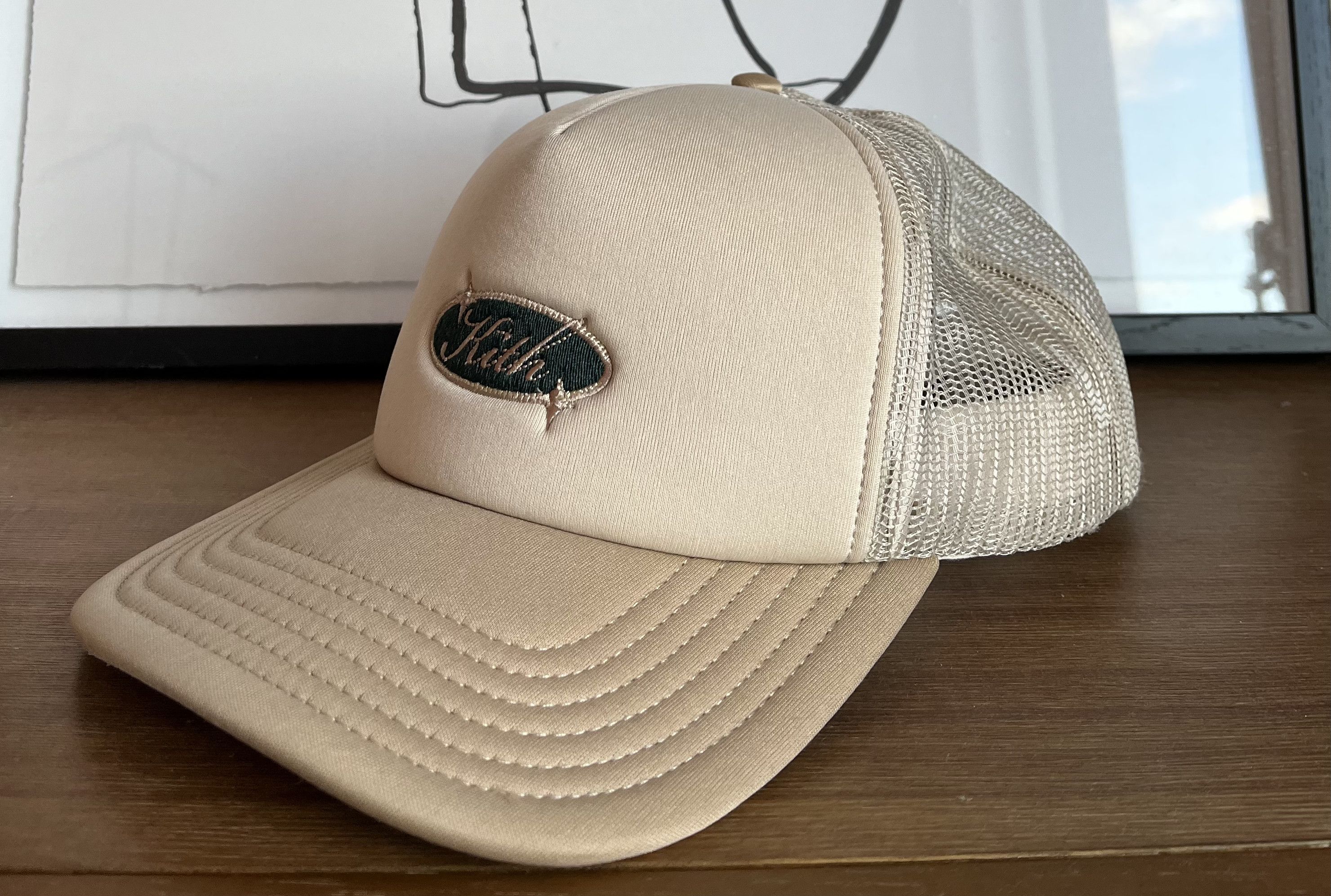 Kith Kith Tan Snapback Trucker Hat Size ONE SIZE - 2 Thumbnail