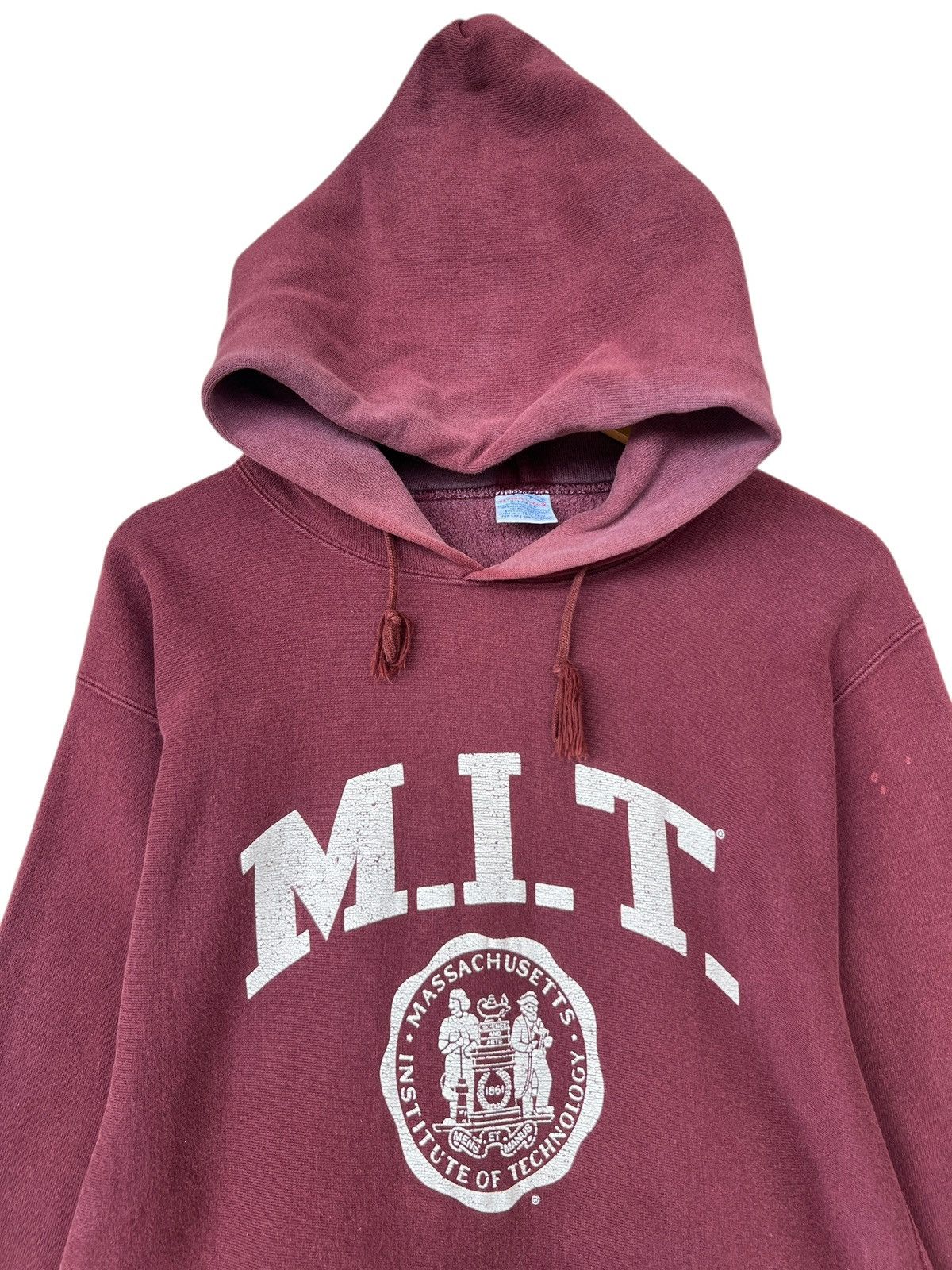Champion Vintage 90s Champion Reverse Weave University Mit Hoodie Size US L / EU 52-54 / 3 - 4 Thumbnail