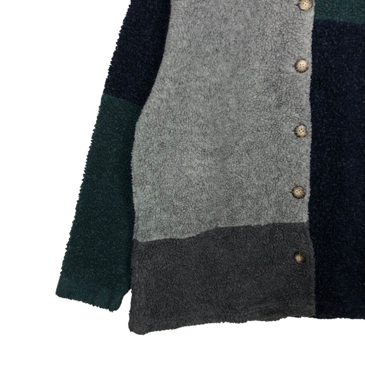 Japanese Brand 🔥VINTAGE BUTTON CHORE FLEECE JACKET BAXTER WELLS KAPITAL Size US M / EU 48-50 / 2 - 6 Thumbnail