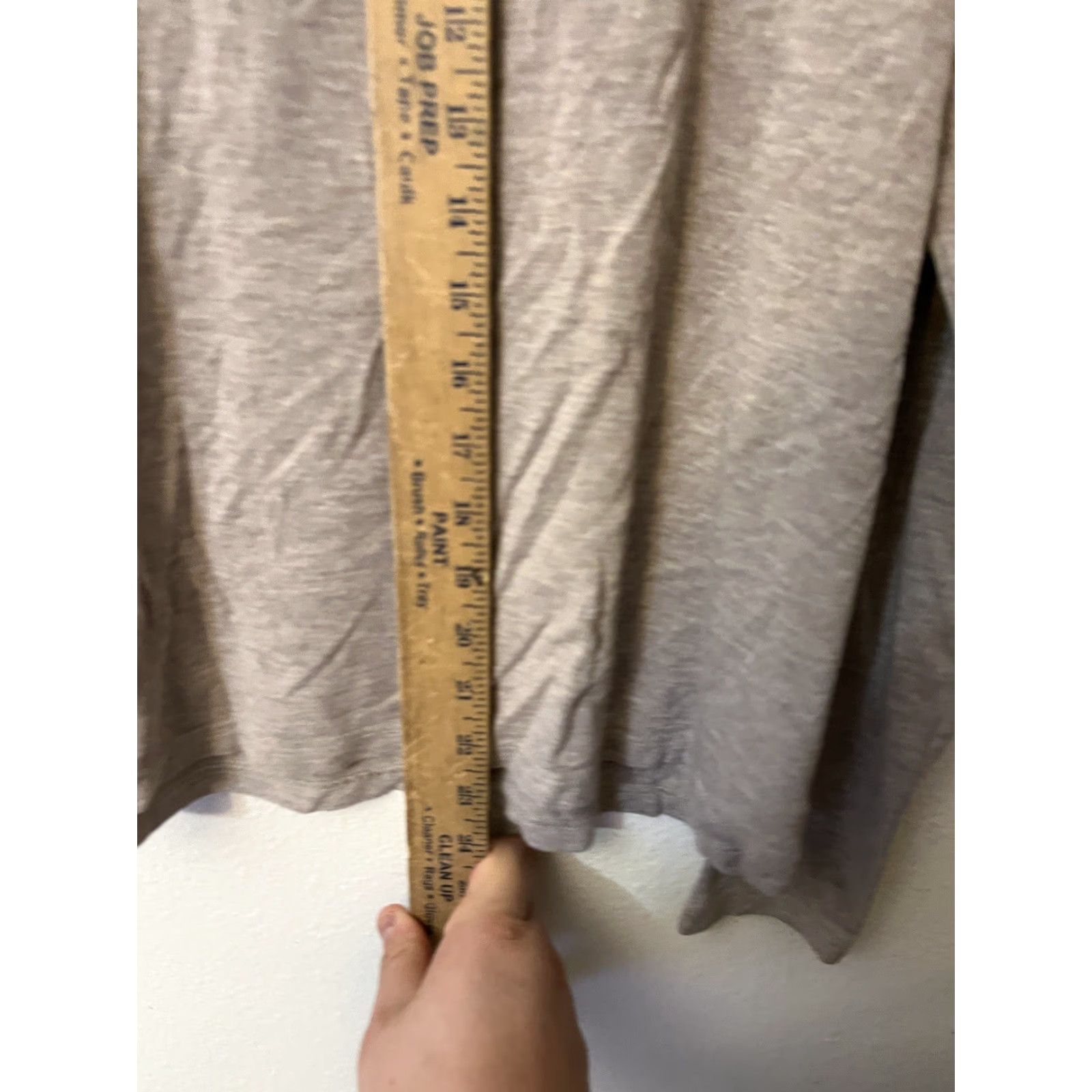 Vintage A New Day Womens T Shirt Gray Solid Long Sleeve Crew Neck Size L VenTS Size L / US 10 / IT 46 - 4 Thumbnail