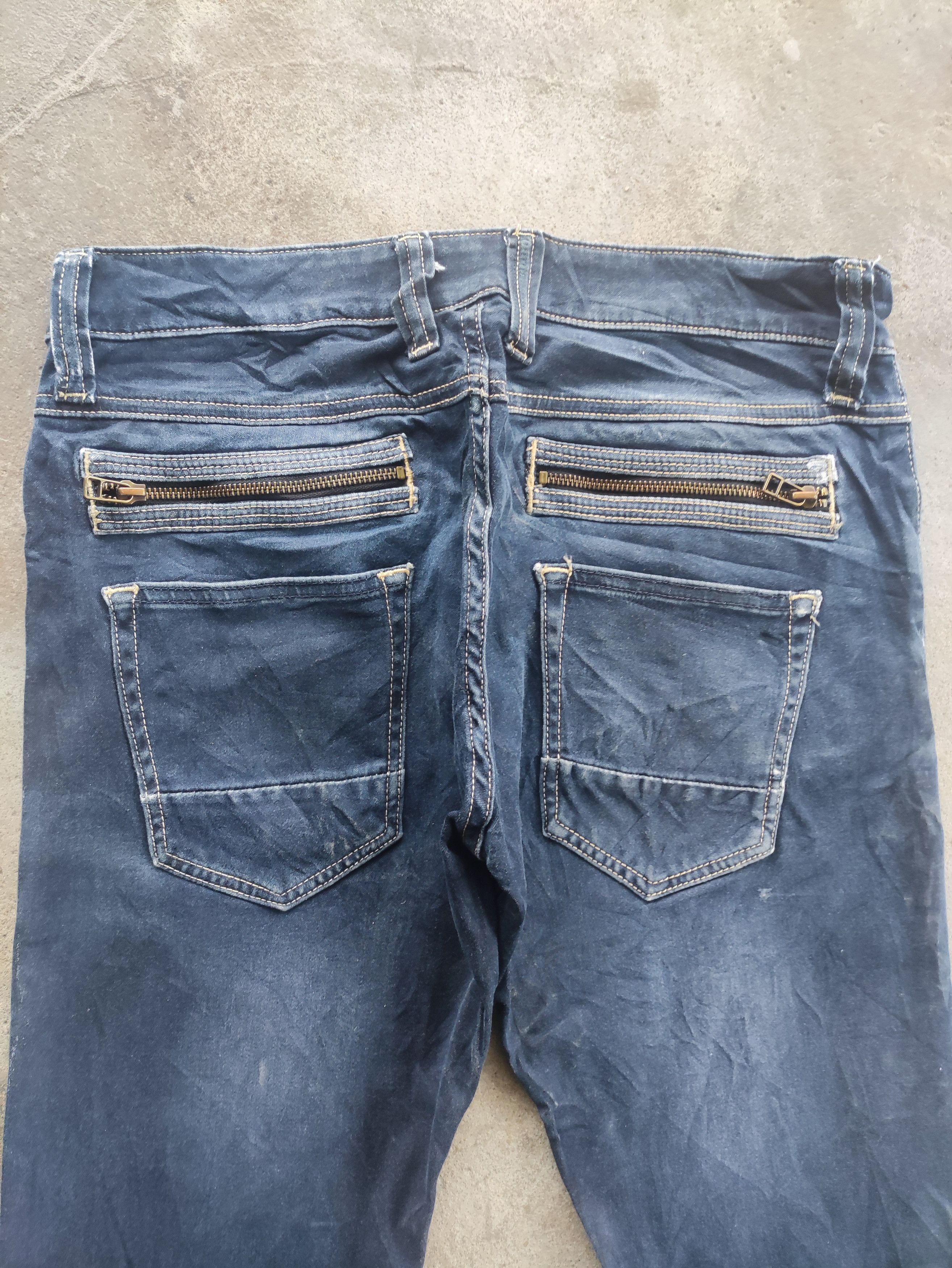 Japanese Brand Vintage Japanese Brand Straight Cut Ripped Pants Size US 34 / EU 50 - 9 Thumbnail