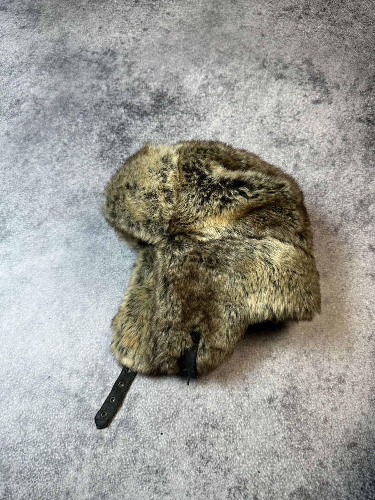 Other Y2K Vintage Avant Garde Fur Hat Ushanka Streetwear Rare Alt Size ONE SIZE - 2 Thumbnail