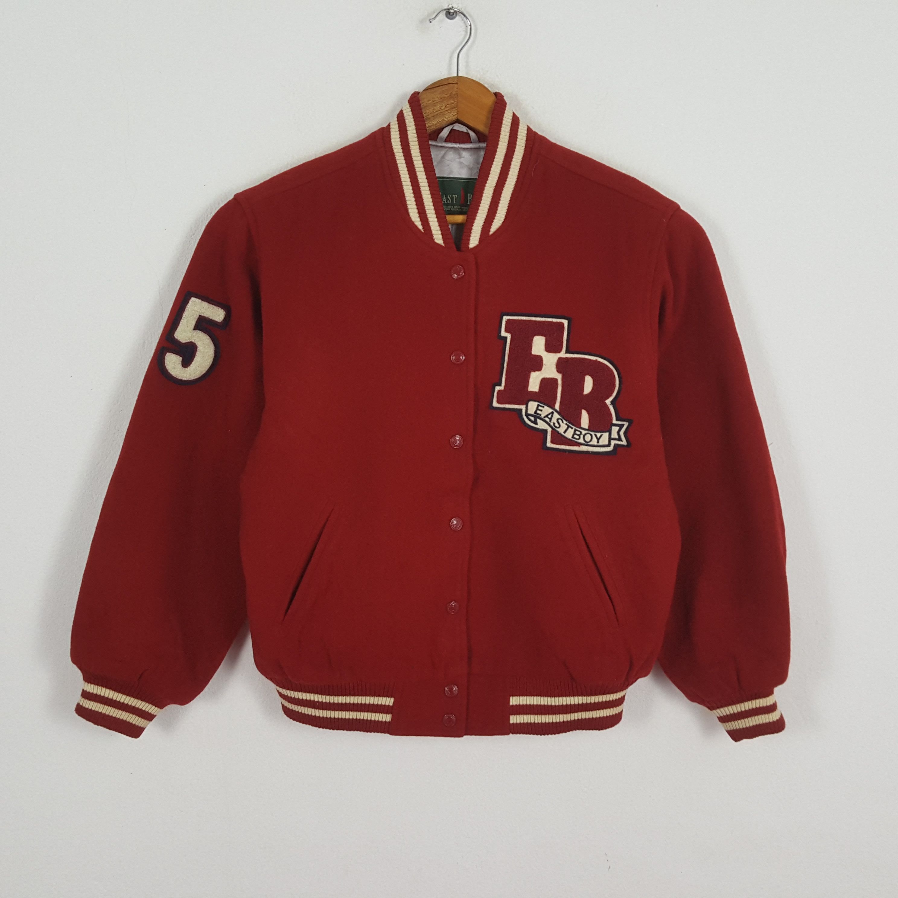 Japanese Brand × Vintage Vintage EAST BOY Japanese Brand Varsity Jacket Size US L / EU 52-54 / 3 - 3 Thumbnail