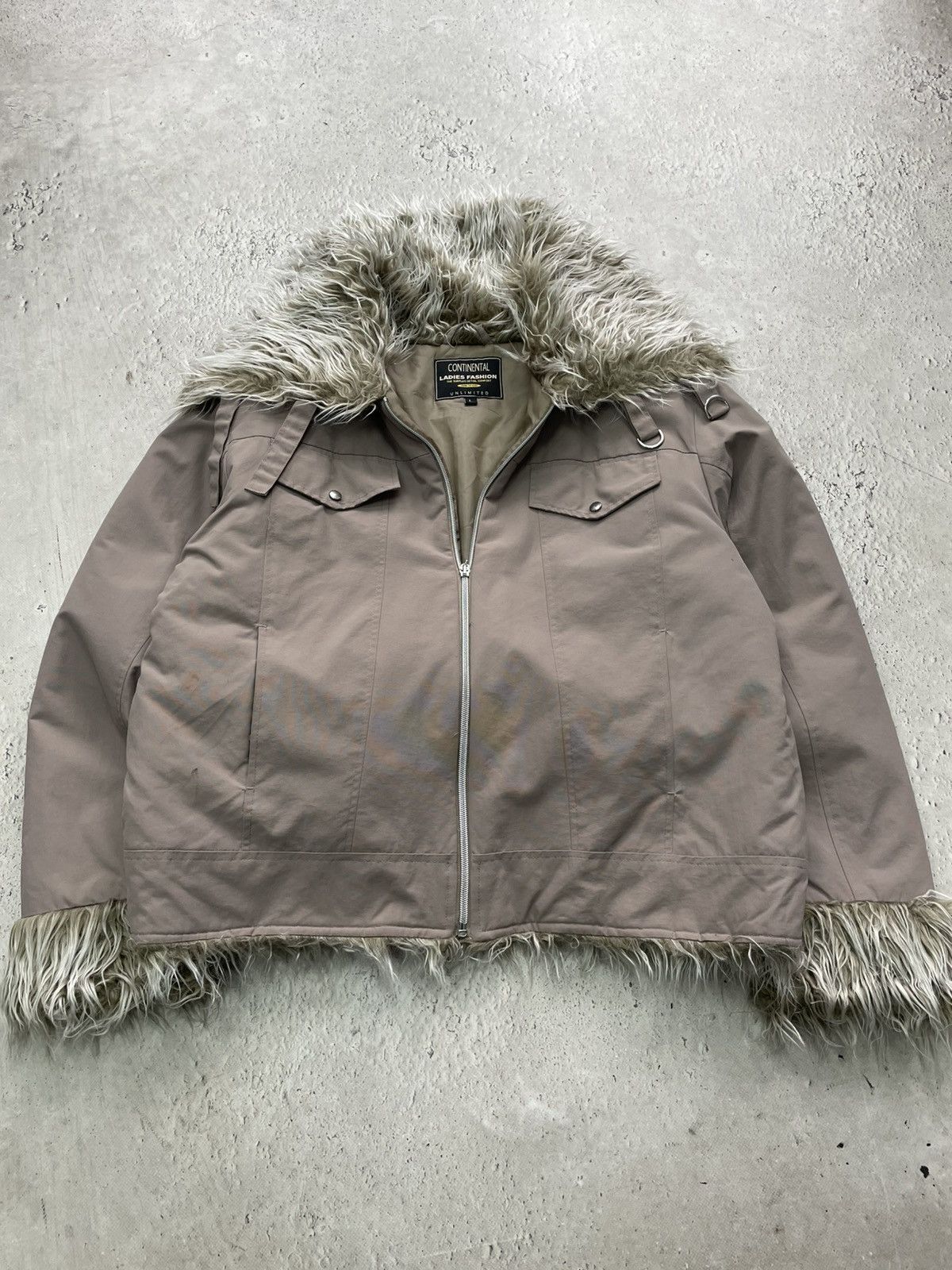 Hysteric Glamour Rare Japan Fur collar y2k if six was nine cropped jacket Size US L / EU 52-54 / 3 - 1 Thumbnail