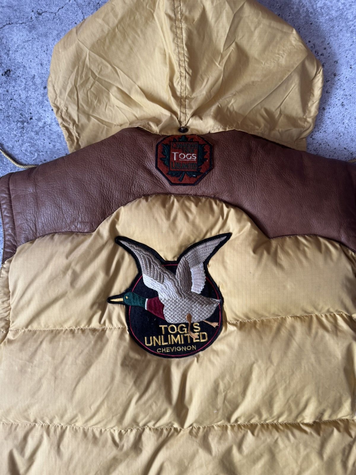Tod's Tod’s Unlimited Down Vest Vintage Real Leather Outdoor 90s Size US XL / EU 56 / 4 - 13 Thumbnail