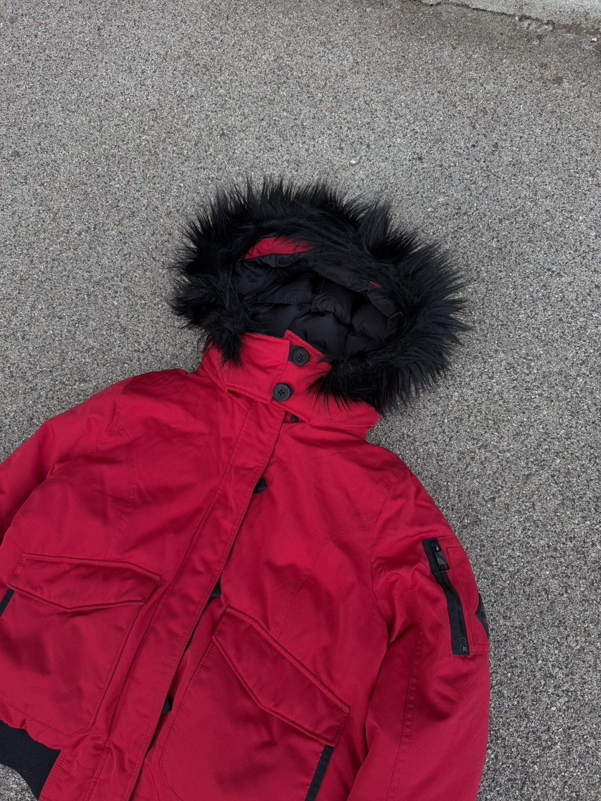 Hollister Streetwear Hollister Black Fur Y2K Bomber Jacket Size US M / EU 48-50 / 2 - 5 Thumbnail