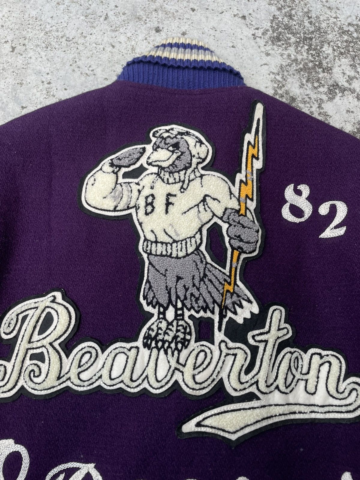 Whitesville Vintage Whitesville "Beaverton Falcons" Varsity Jacket Size US M / EU 48-50 / 2 - 5 Thumbnail