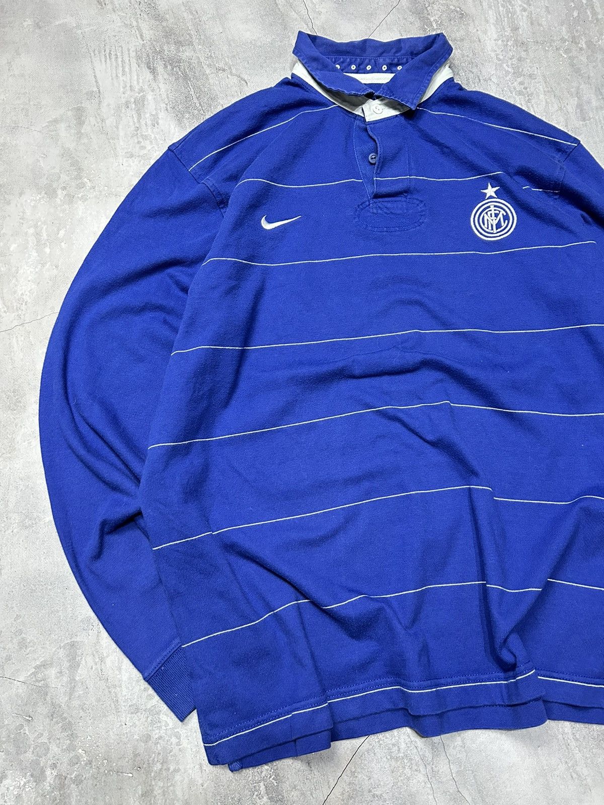 Nike × Nike ACG Vintage Nike Inter Rerby Longsleeve Streetwear Size US XL / EU 56 / 4 - 2 Thumbnail