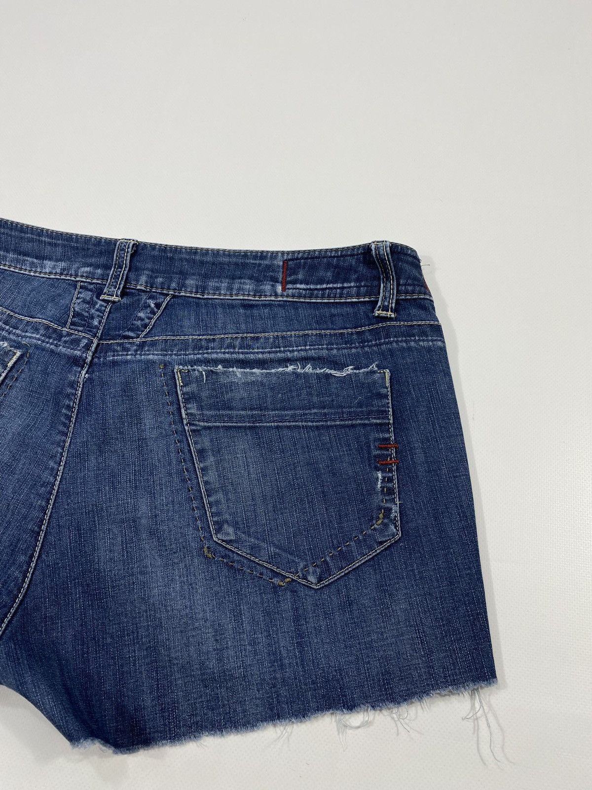 Marithe + Francois Girbaud LASTDROP🔥Y2K Le Jean De Marithe Francois Girbaud Mini Shorts Size 34" / US 12 / IT 48 - 12 Thumbnail