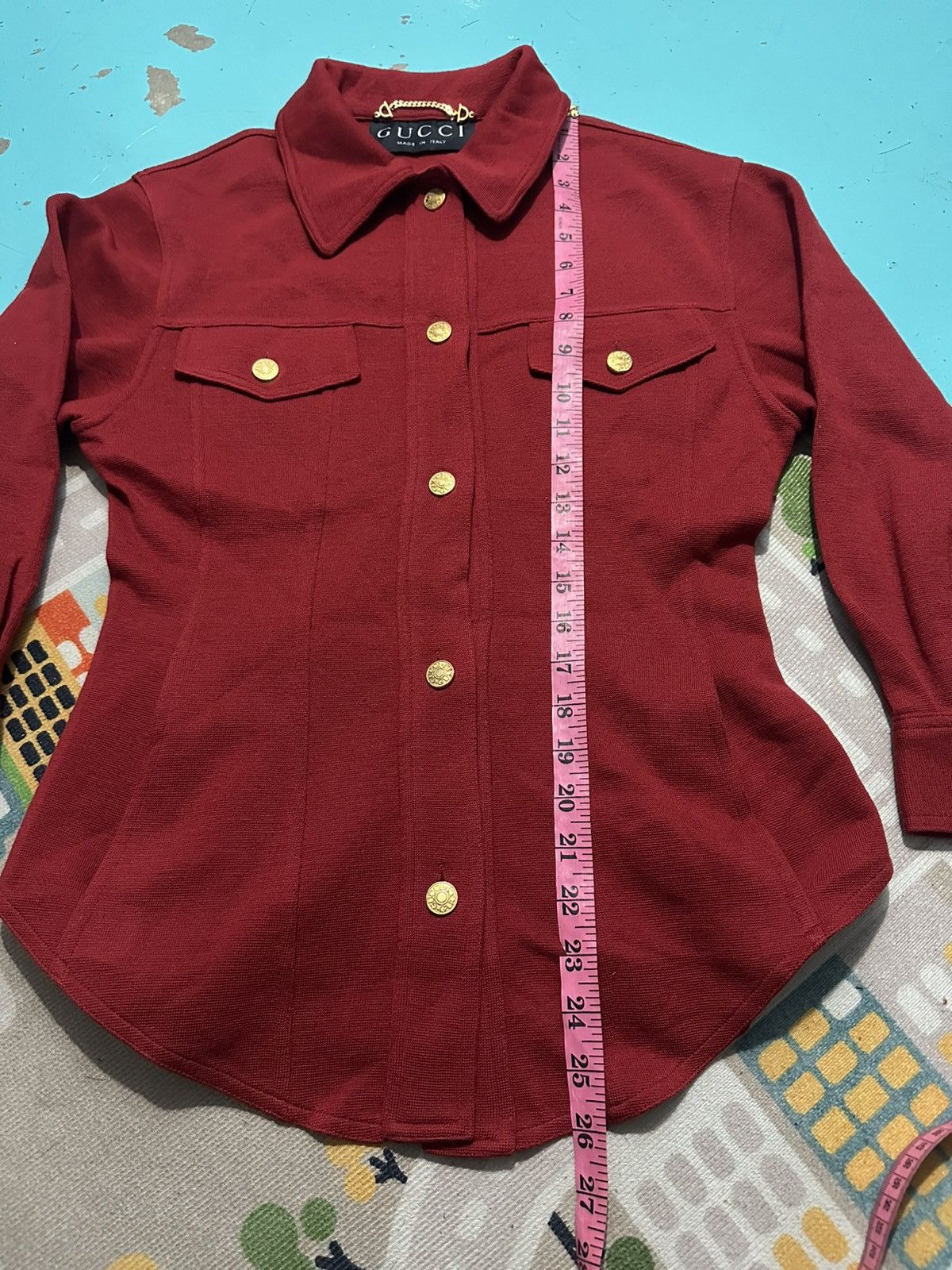 Gucci × Vintage Vintage Gucci Button Ups Size US XS / EU 42 / 0 - 10 Thumbnail
