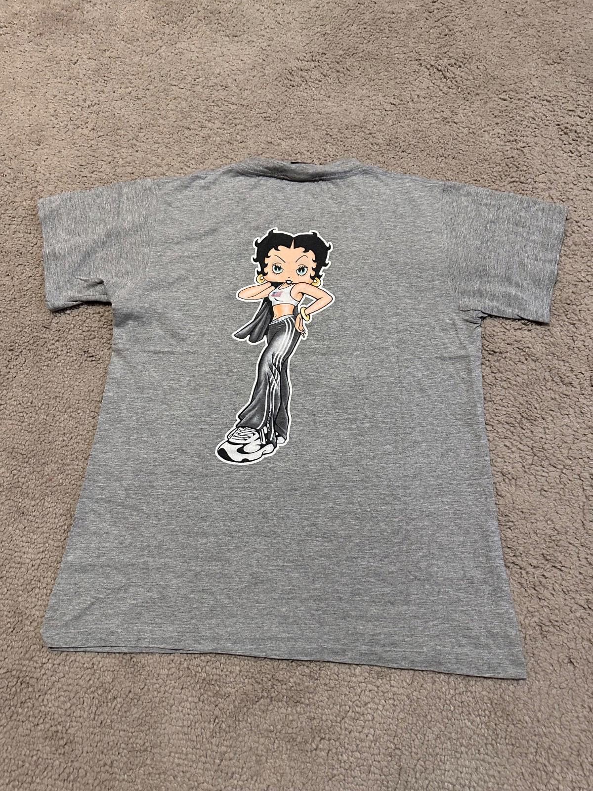 The Unbranded Brand VINTAGE 1998 BETTY BOOP Print T-shirt Sz M Size US M / EU 48-50 / 2 - 7 Thumbnail