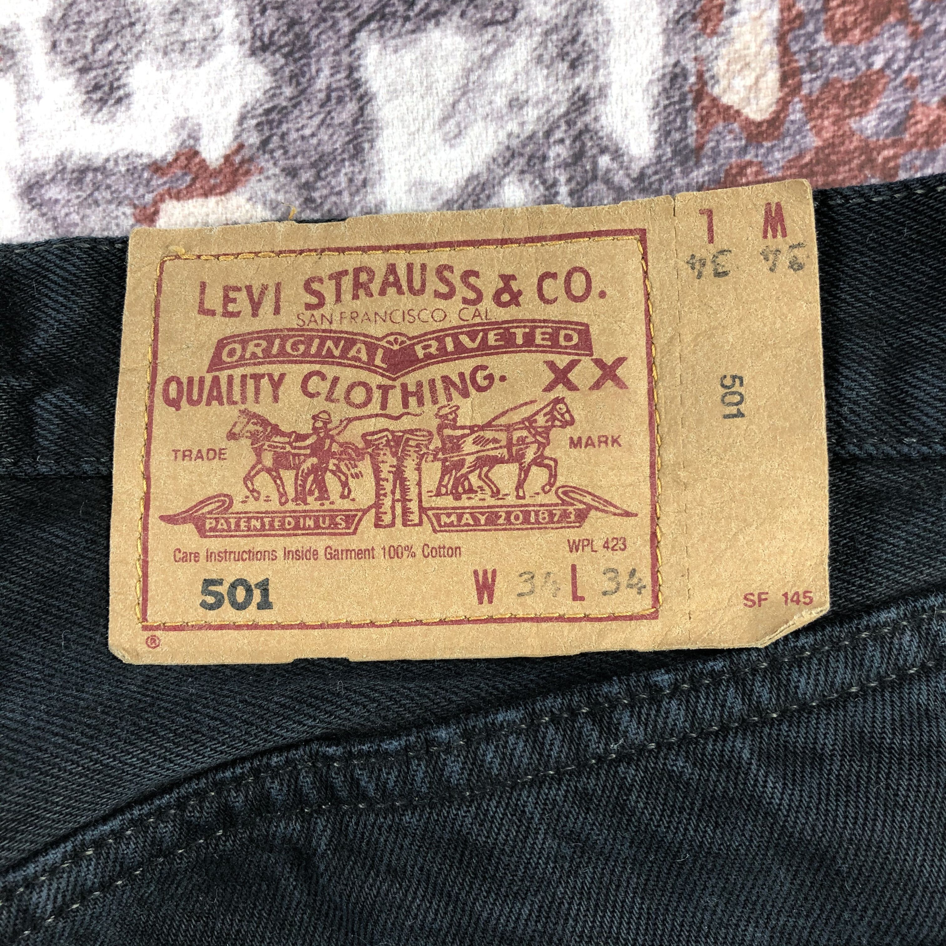 Levi's 90s Vintage Levis 501 Jeans-JM2354 Size US 32 / EU 48 - 6 Thumbnail