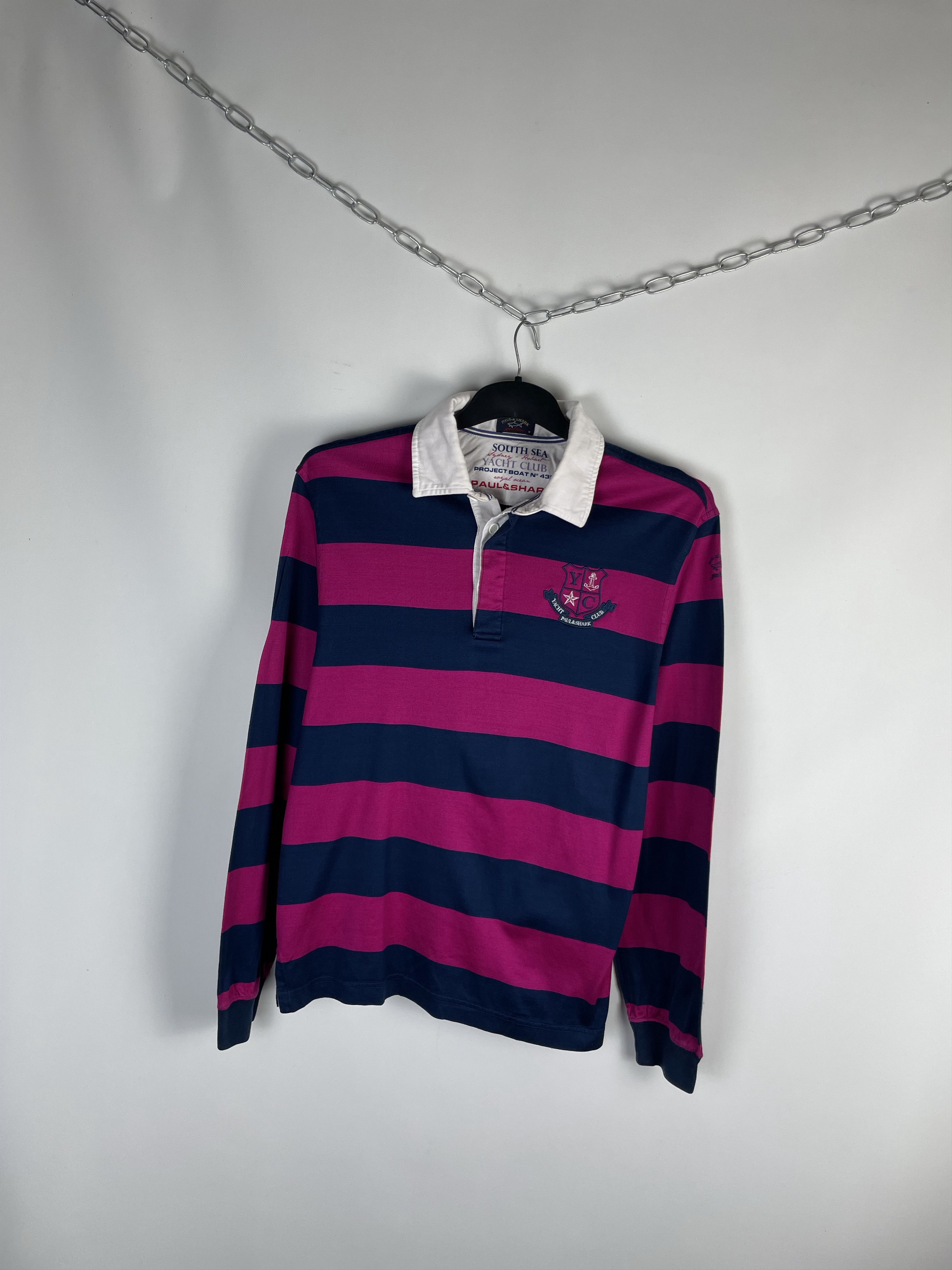 Paul & Shark Vintage Paul & Shark Rugby Long Sleeve Polo Shirt Size US M / EU 48-50 / 2 - 2 Thumbnail