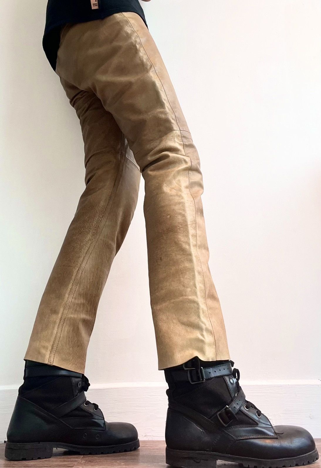 A.P.C. A.P.C Genuine Leather Pants Size US 27 - 2 Thumbnail