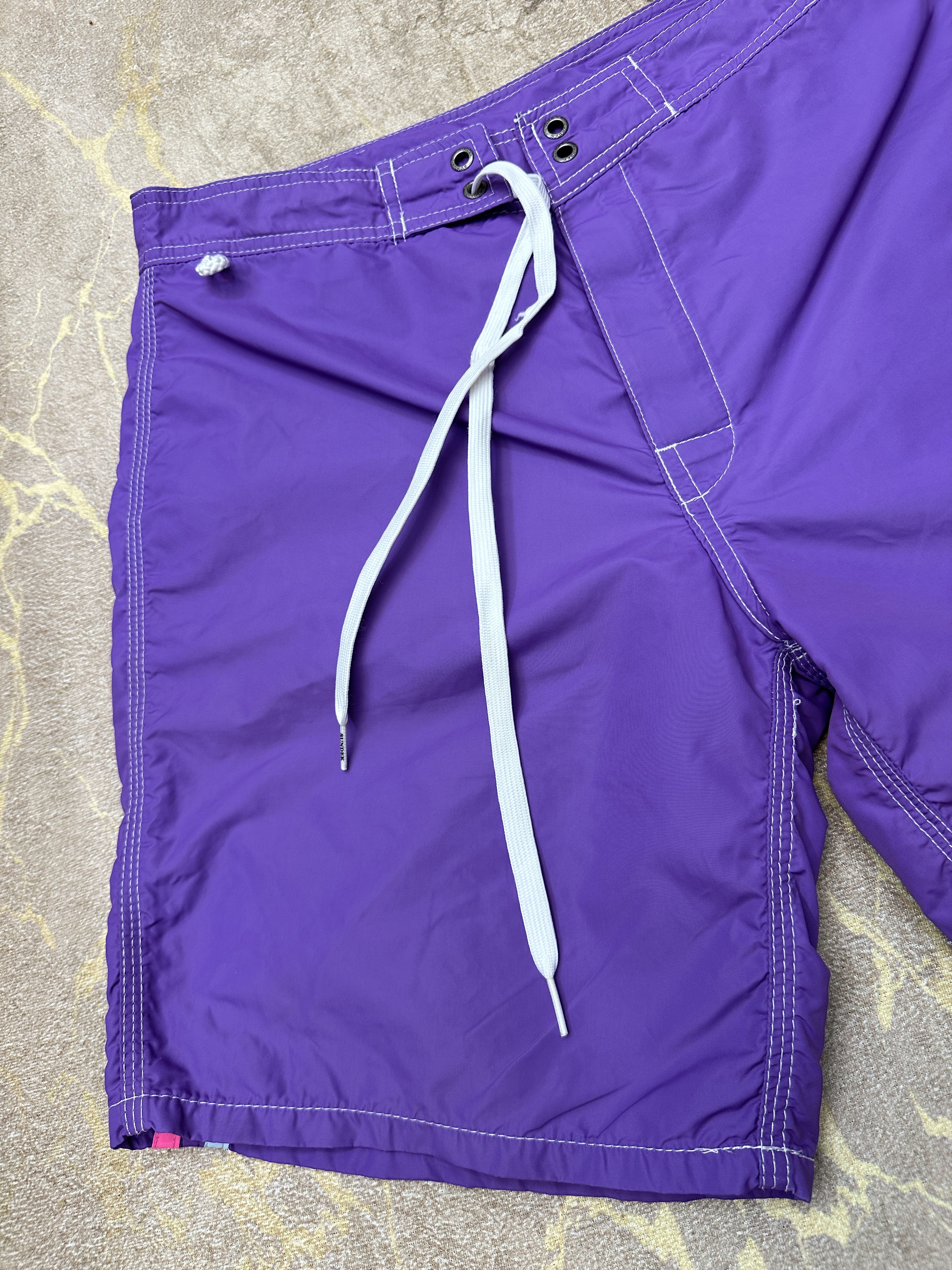 Sundek Sundek 30 Long Beach Board Shorts Trunks Bath Suit Size 30 S Size US 30 / EU 46 - 7 Thumbnail