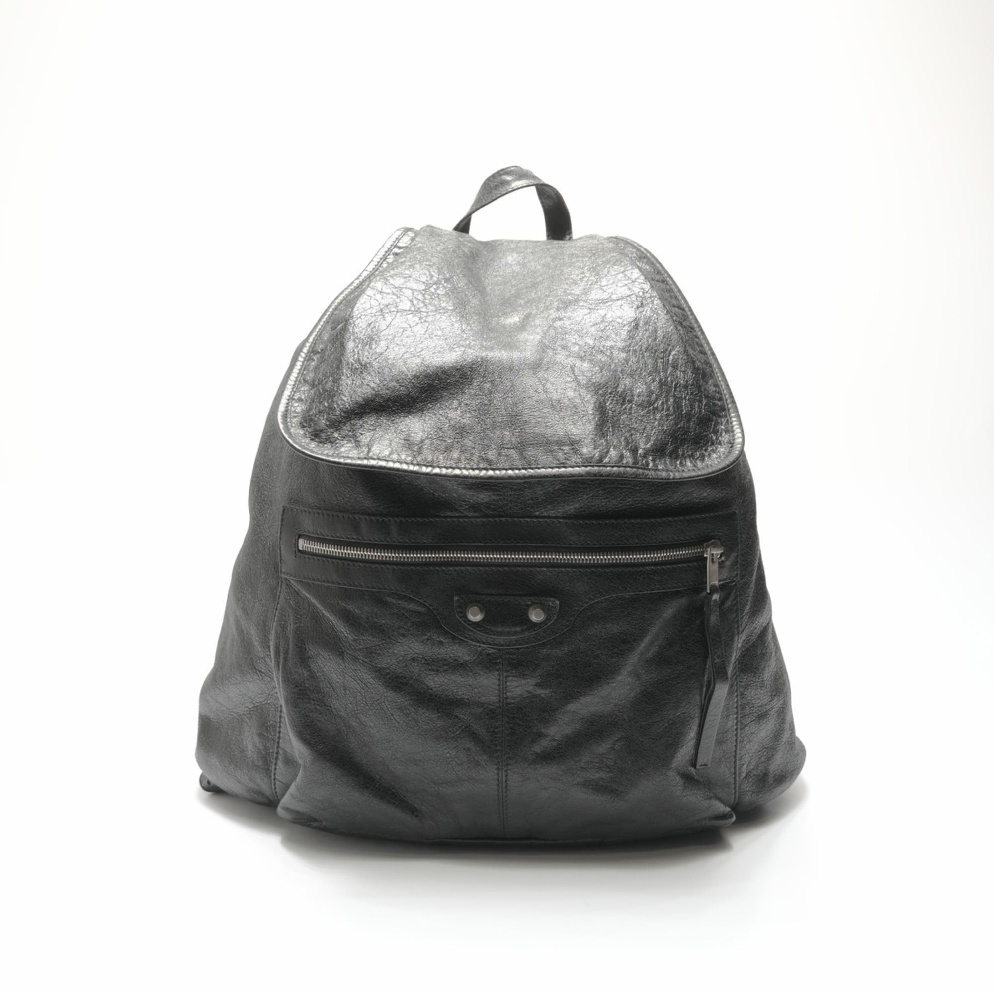 Balenciaga Balenciaga Leather Traveler Backpack/Daypack, Black, WS23696 Size ONE SIZE - 1 Thumbnail