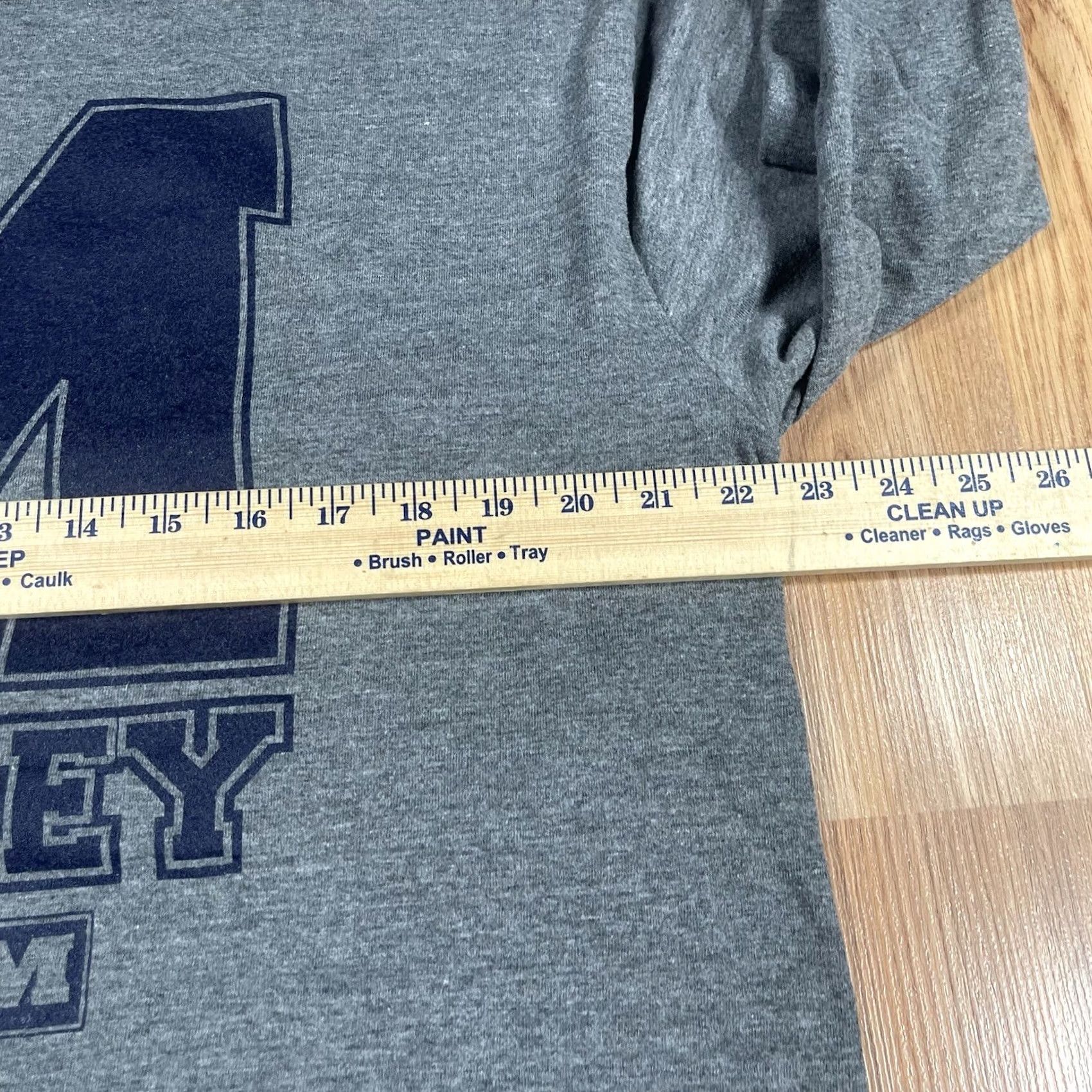 Soffe VTG Soffe T-Shirt Mens XL Gray Long Sleeve Cotton Polyester CrewNeck M Hockey CCM Size US XL / EU 56 / 4 - 7 Thumbnail