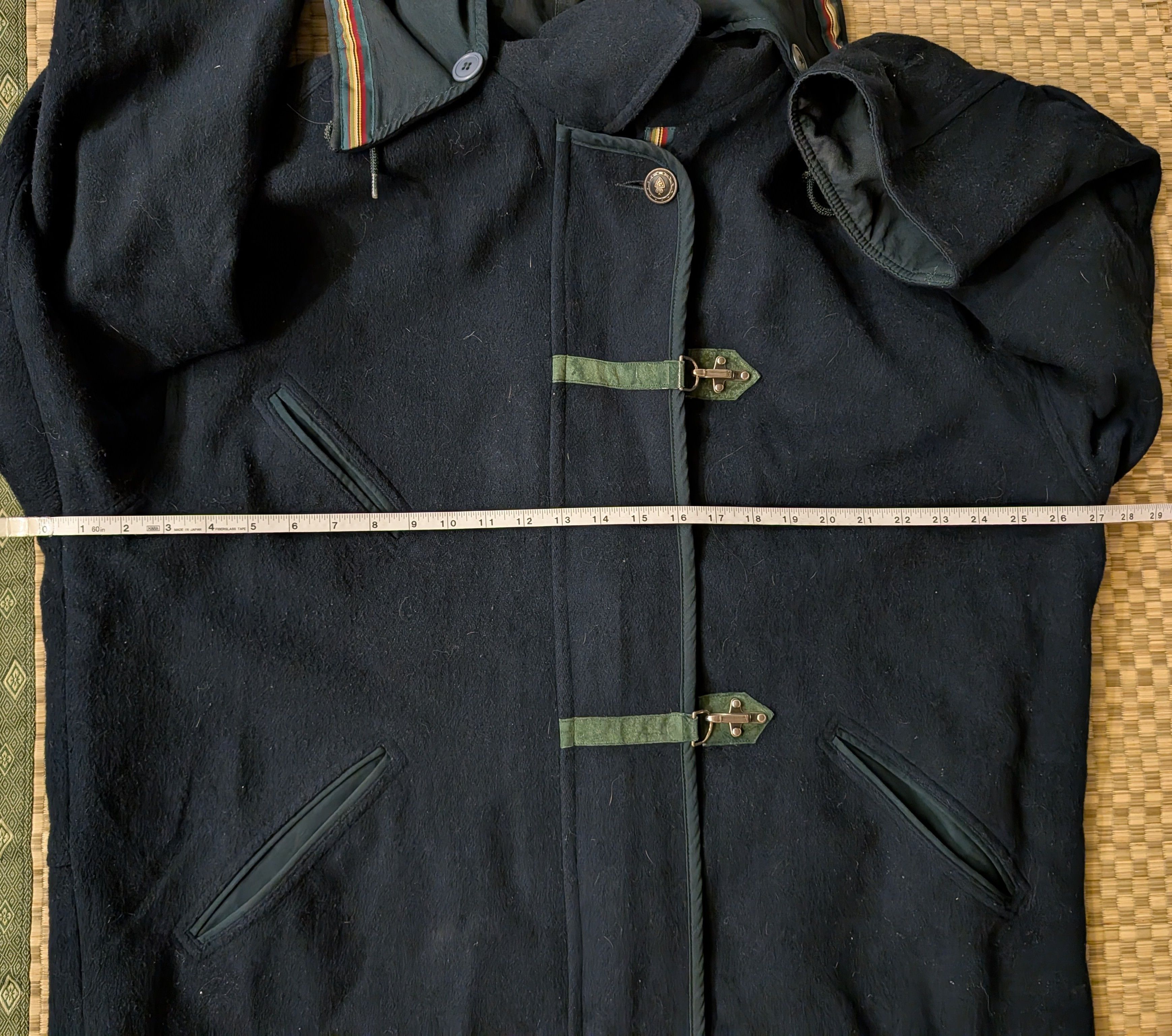 Vintage Vintage Unbranded Wool Clip Toggle Duffelcoat Size US XL / EU 56 / 4 - 3 Thumbnail