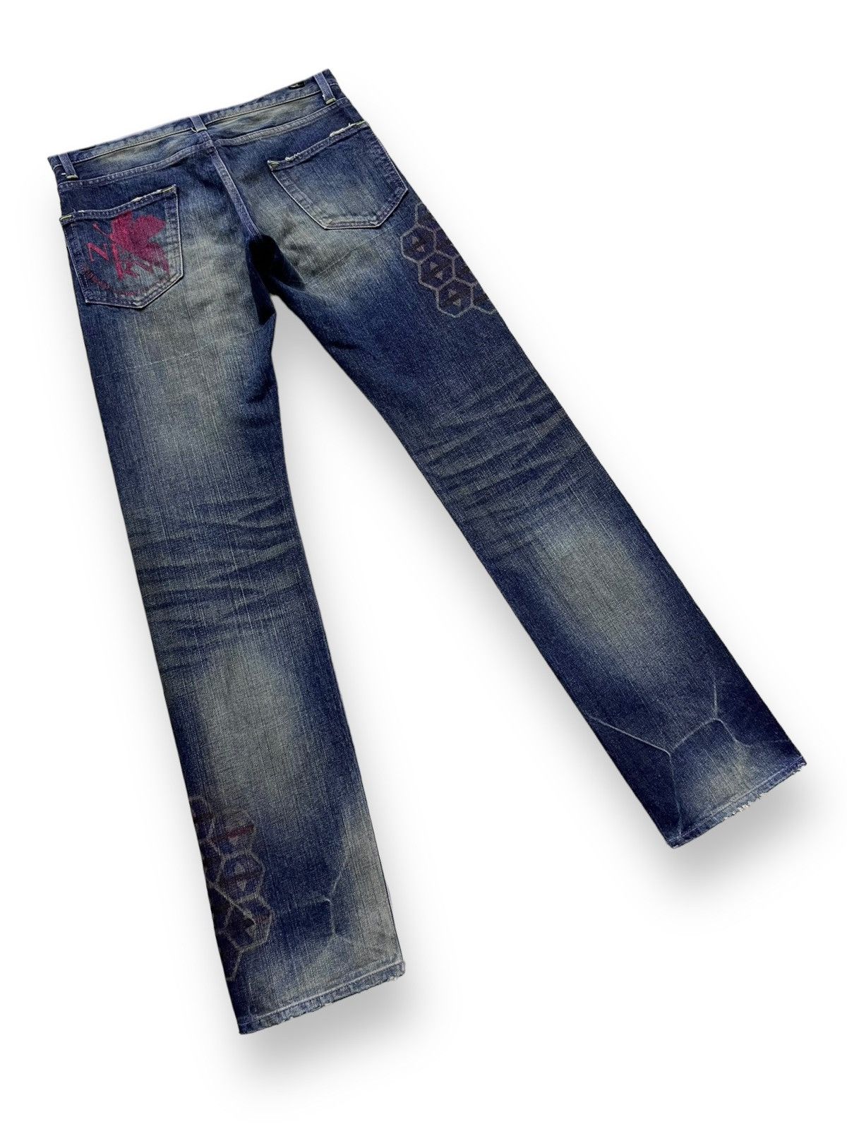 Anime 🔥EVANGELION NERV New Theatrical Version x COSPA JPN Denim Size US 30 / EU 46 - 7 Thumbnail