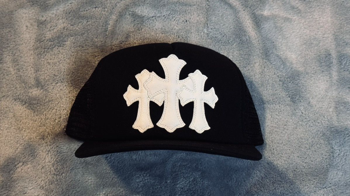 Chrome Hearts Chrome Hearts Cemetery Crosses Trucker Hat Size ONE SIZE - 1 Thumbnail