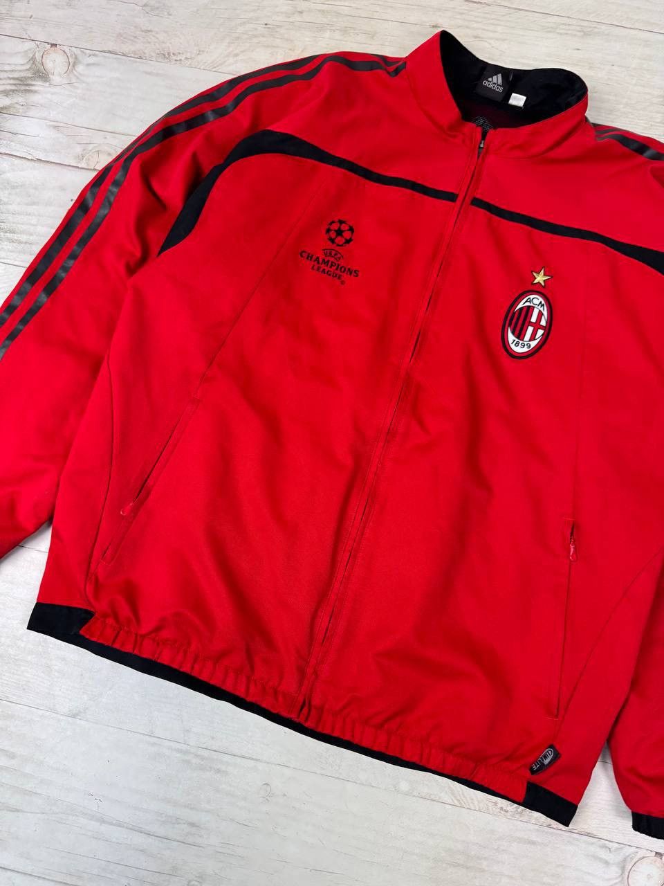 Adidas Vintage Adidas Milan 2004 2005 Training Track Jacket Soccer Size US L / EU 52-54 / 3 - 3 Thumbnail