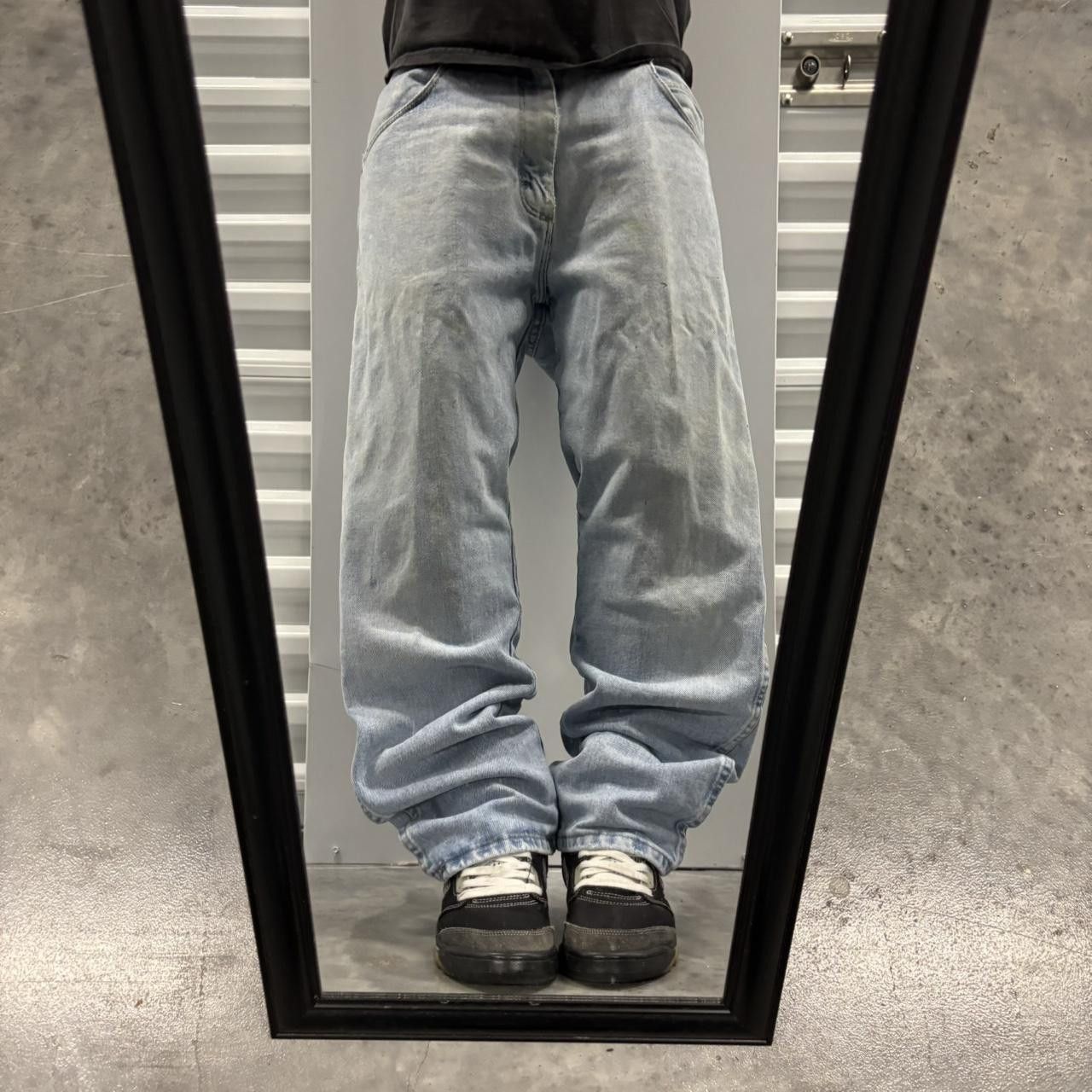 Japanese Brand × Vintage Crazy Vintage Y2K/2000s Light Wash Streetwear Essential Denim Jeans! Size US 34 / EU 50 - 1 Thumbnail