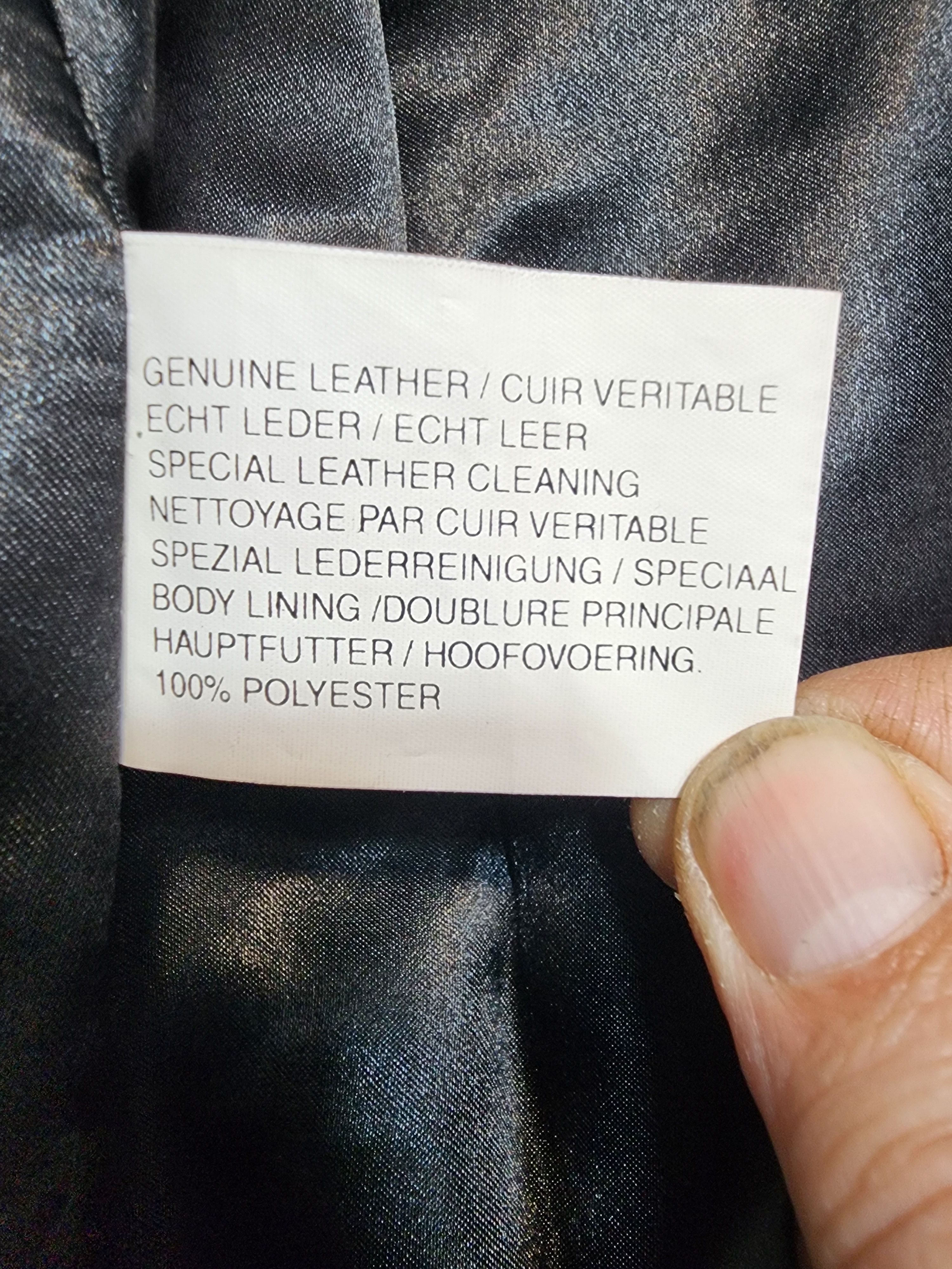 Other Black Leather Pants: Women's Style Genuine Leather Trousers Size 33" - 10 Thumbnail