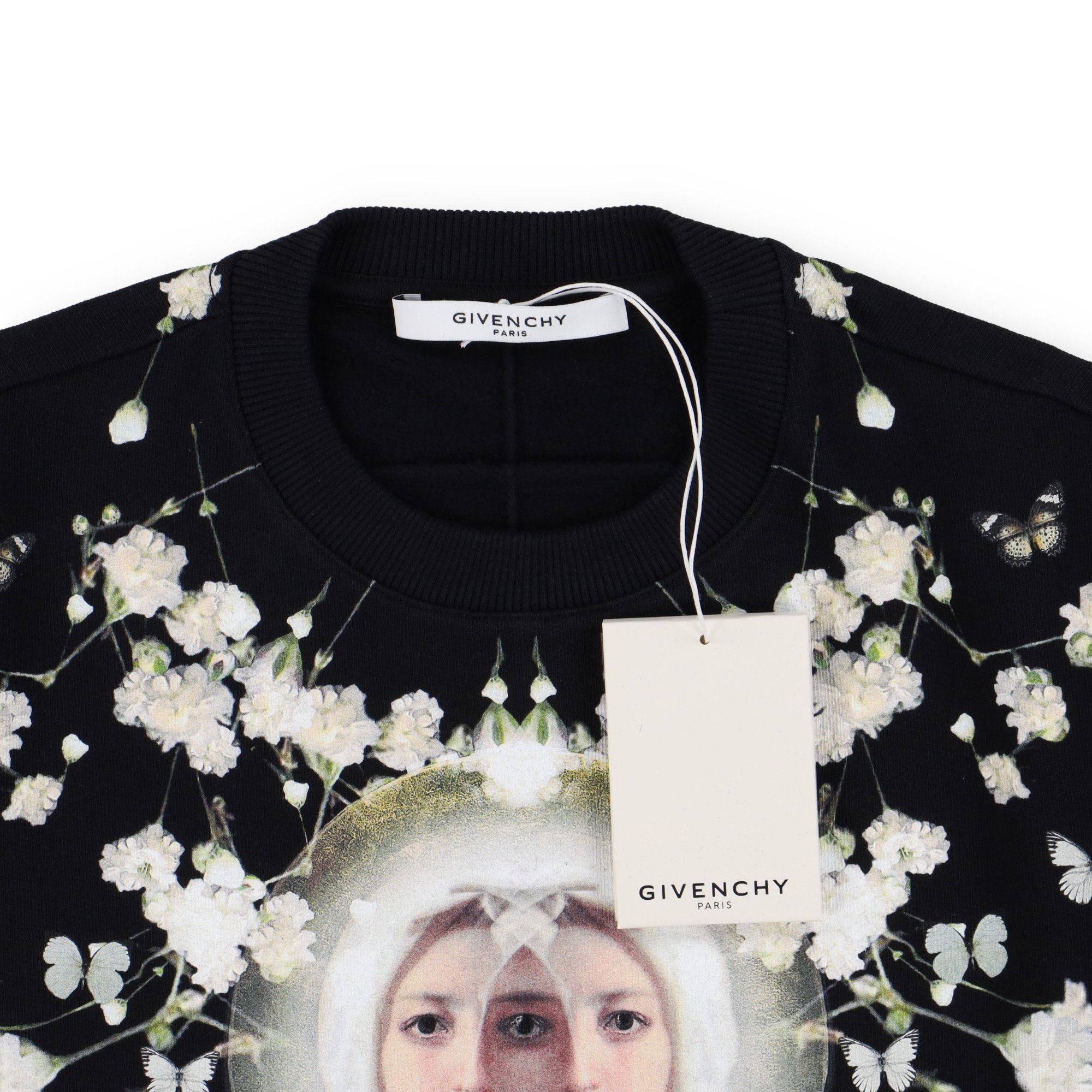 Givenchy Black Baby's Breath Madonna and Child Sweatshirt Size US XS / EU 42 / 0 - 7 Thumbnail