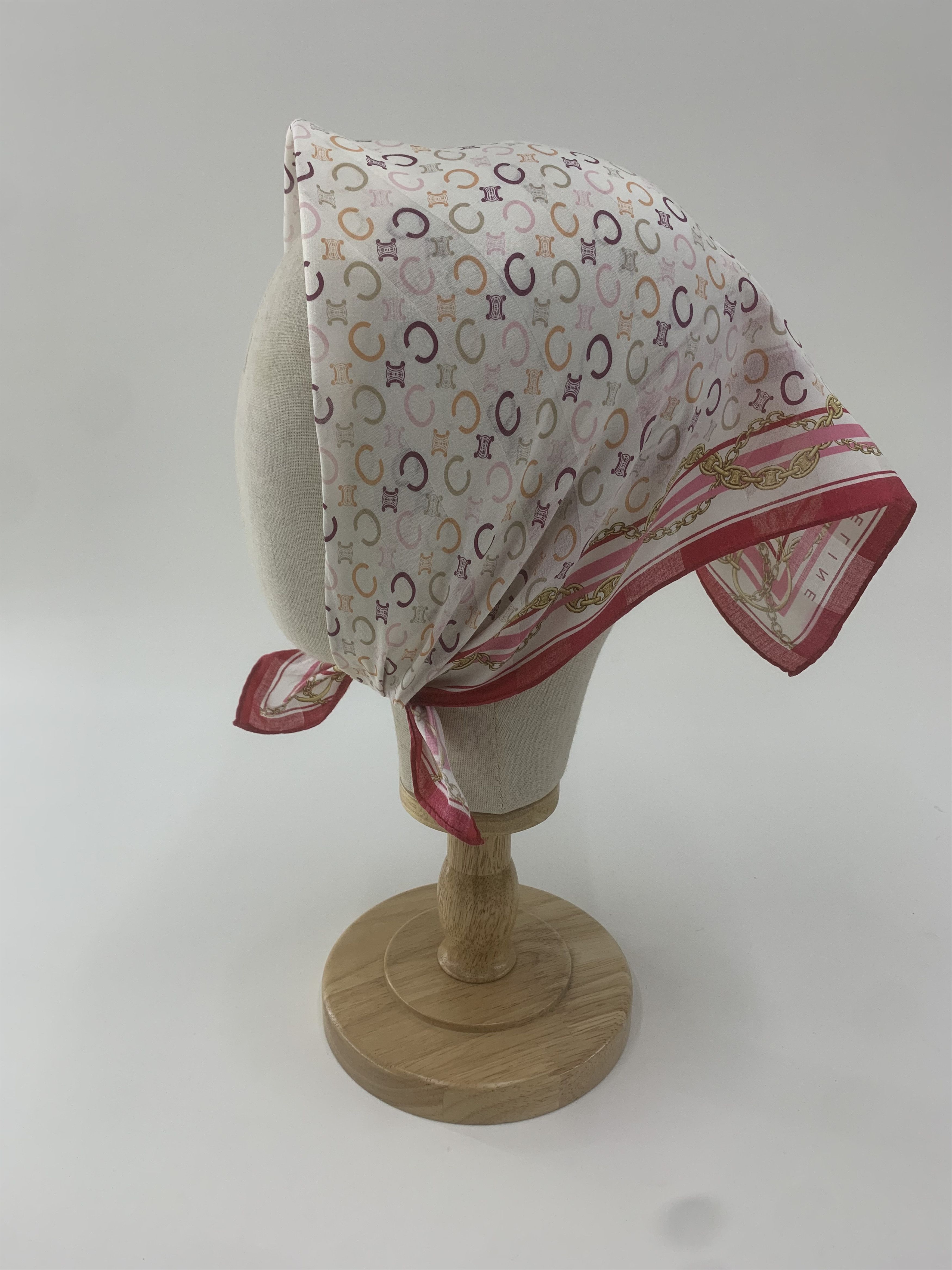 Celine Celine Handkerchief Bandana Neckerchief Pocket Square Size ONE SIZE - 3 Thumbnail