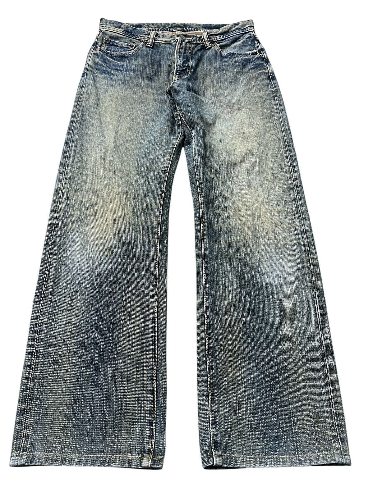 Japanese Brand Vintage GL Heart Faded Rusty Jean Very Rare Size US 30 / EU 46 - 1 Thumbnail
