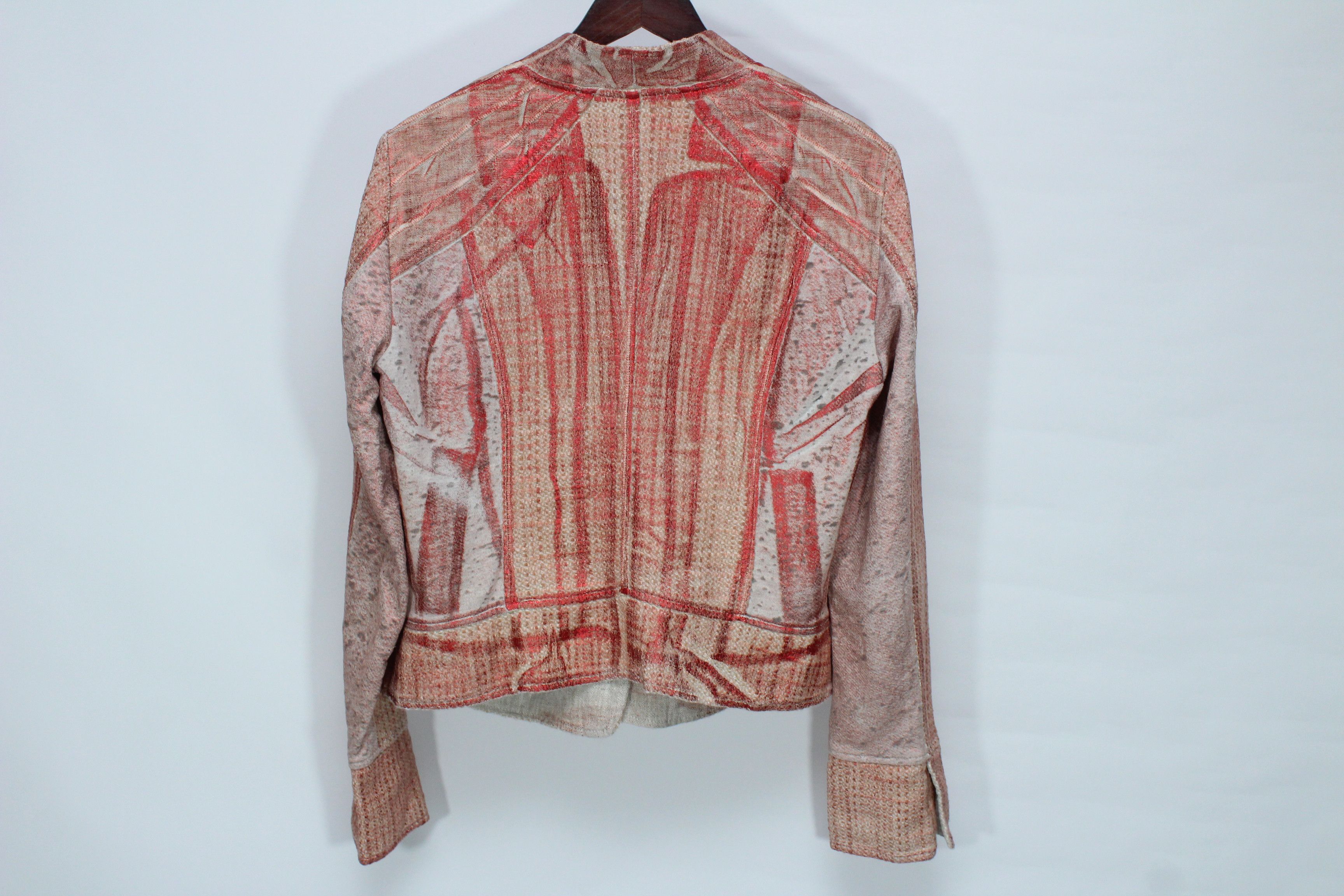 Elisa Cavaletti Elisa Cavaletti Archival Textured Boho Artisan Jacket Unique Size L / US 10 / IT 46 - 5 Thumbnail