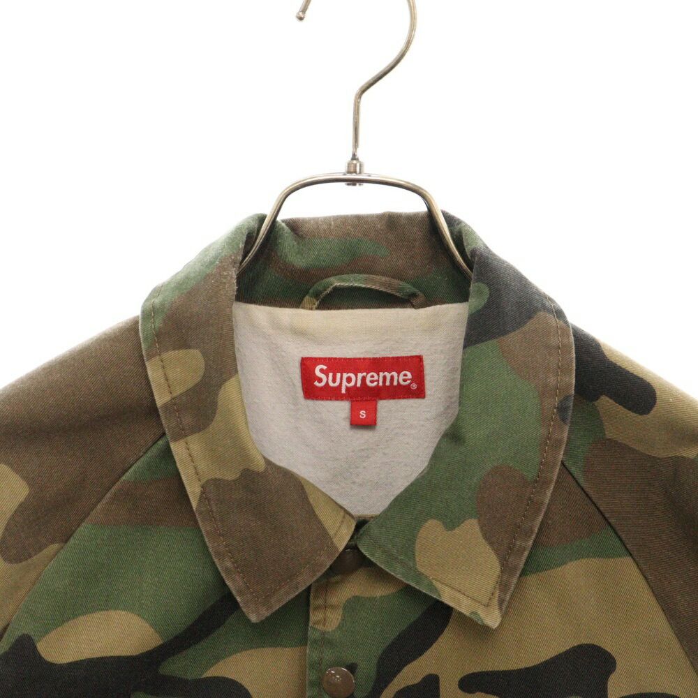 Supreme Supreme 15AW Twill Coach Jacket Camo Size US S / EU 44-46 / 1 - 4 Thumbnail