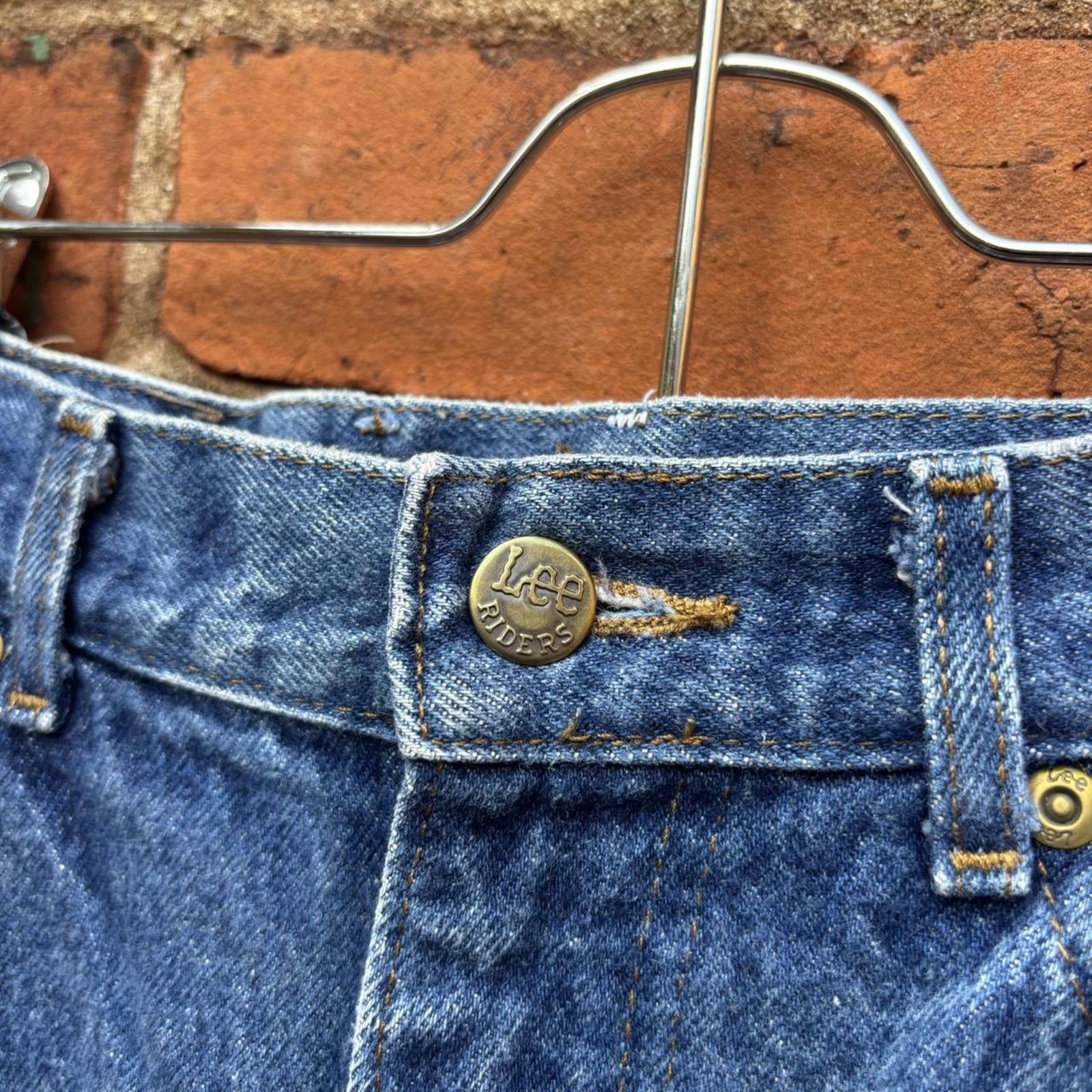 Lee vintage Lee riders jeans 80s/90s 10/26x25 Size 32" / US 10 / IT 46 - 2 Thumbnail