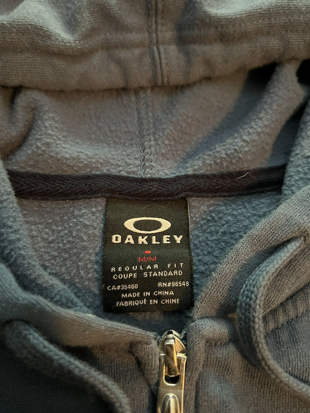 Oakley Vintage Oakley Zip Up Hooded Jacket size Medium Size US M / EU 48-50 / 2 - 4 Thumbnail