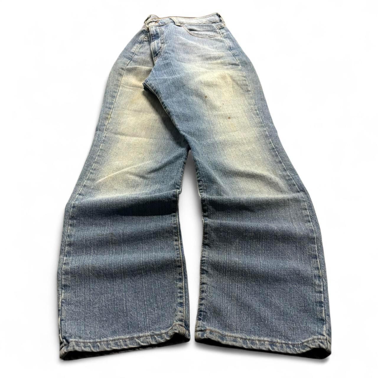 Levi's Crazy Vintage Y2K/2000s Levis 505 Straight Leg Streetwear Medium Blue Wash Denim Jeans! Size US 32 / EU 48 - 1 Thumbnail