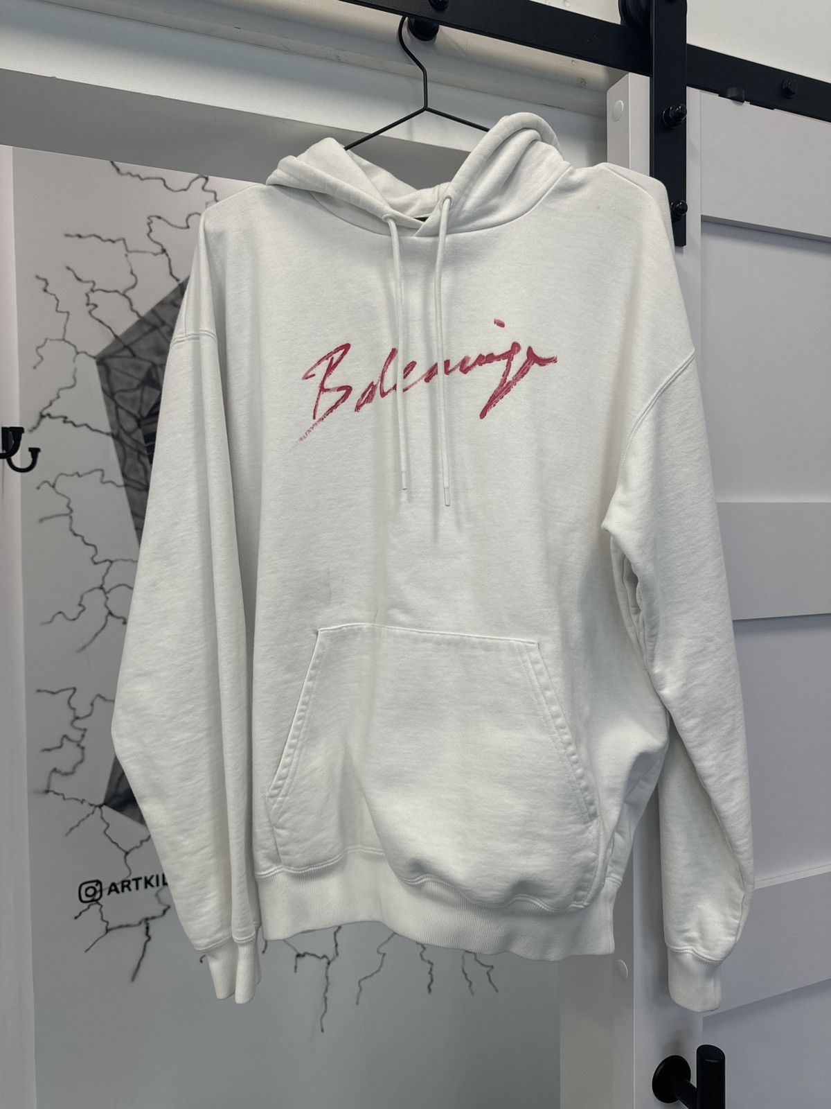 Balenciaga signature hoodie hotsell