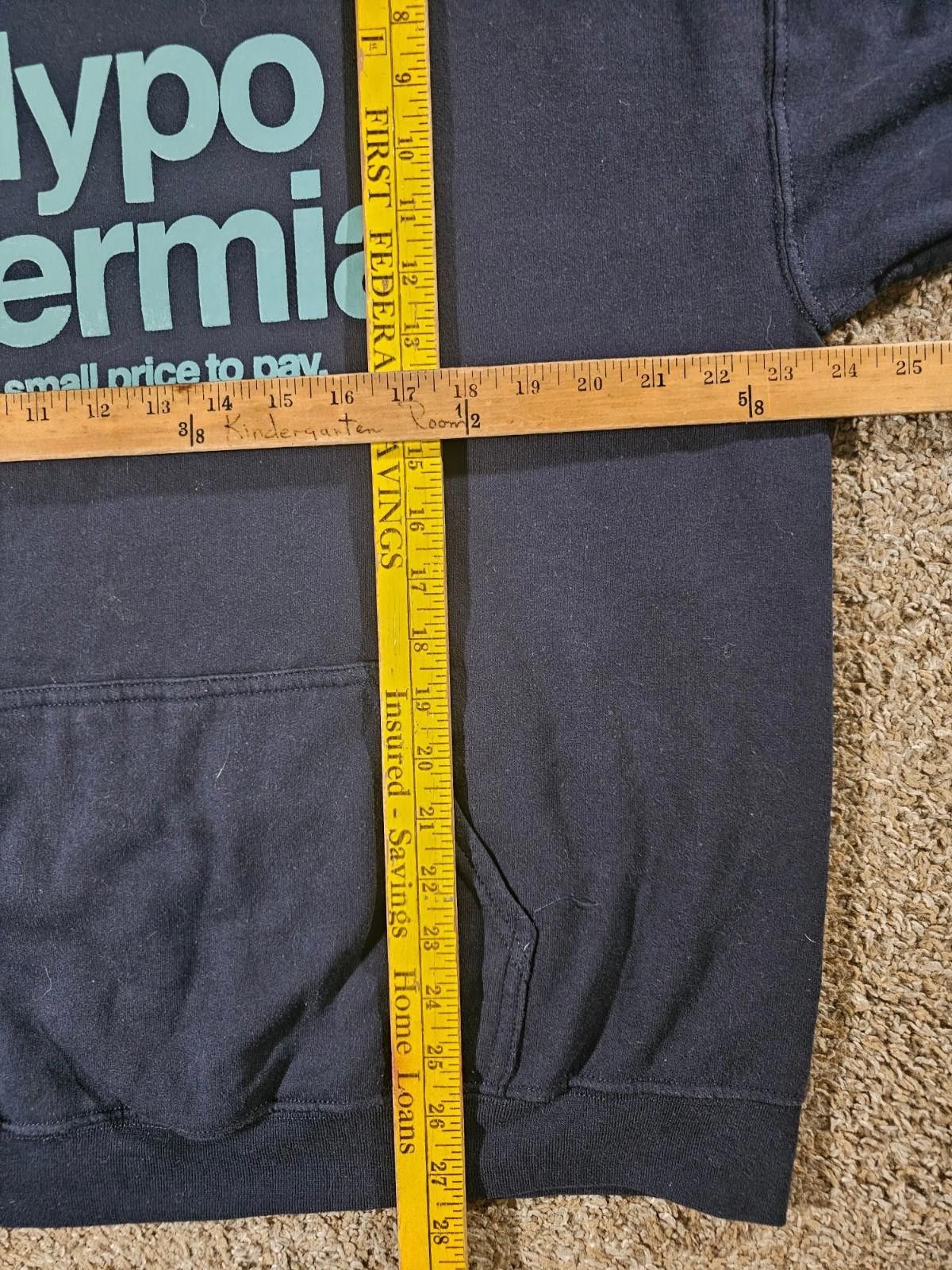 Gildan WI Polar Bear Plunge HYPOTHERMIA Hoodie XL Blue Size US XL / EU 56 / 4 - 6 Thumbnail