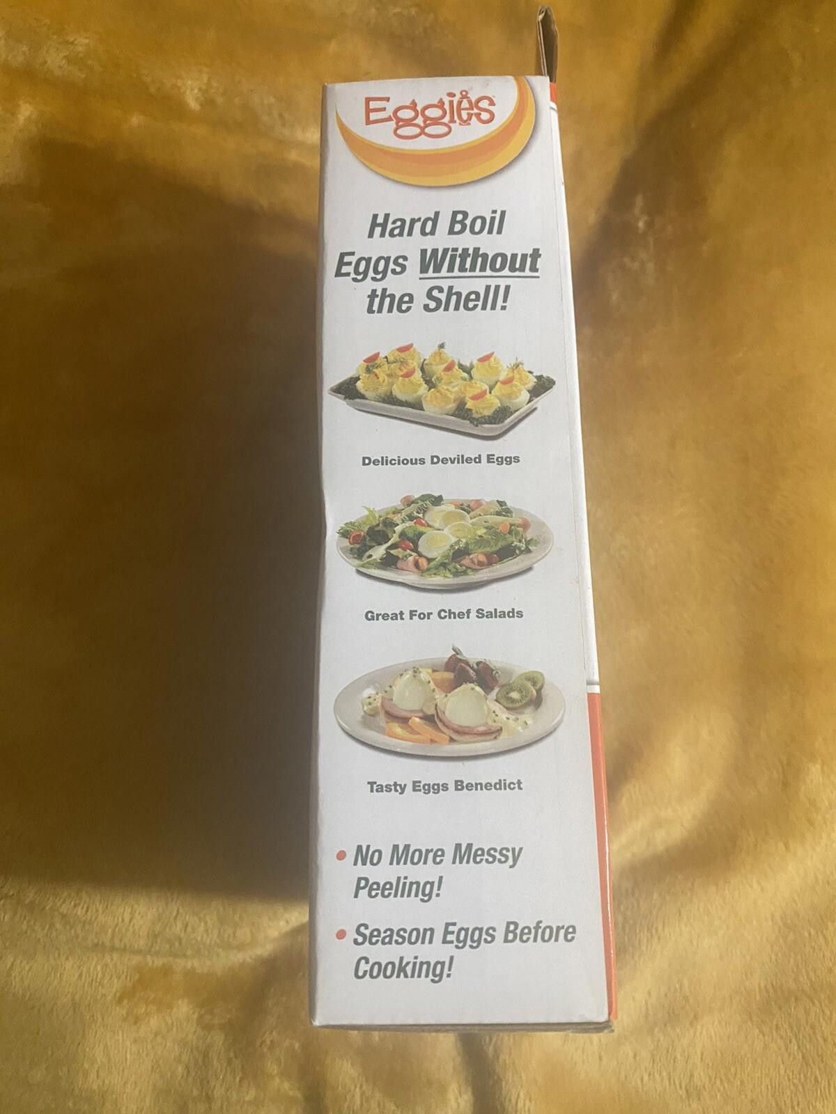 Other NEW Eggies Hard Boil Egg Cooker (6) with Bonus Egg White Size ONE SIZE - 5 Thumbnail